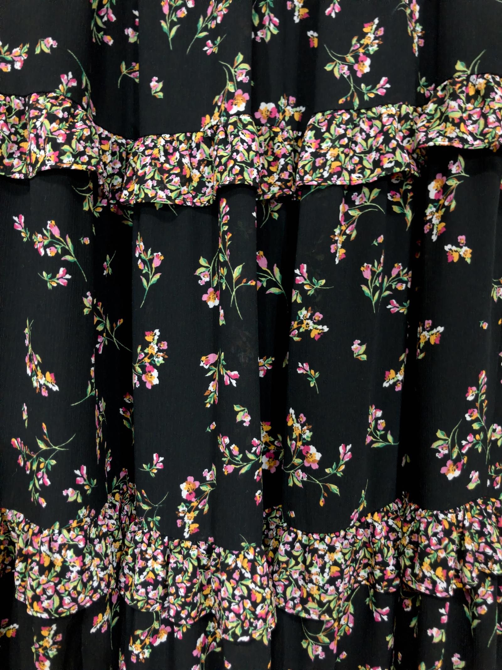 J.Crew J.Crew Floral Ruffle Maxi Dress Size S / US 4 / IT 40 - 7 Thumbnail