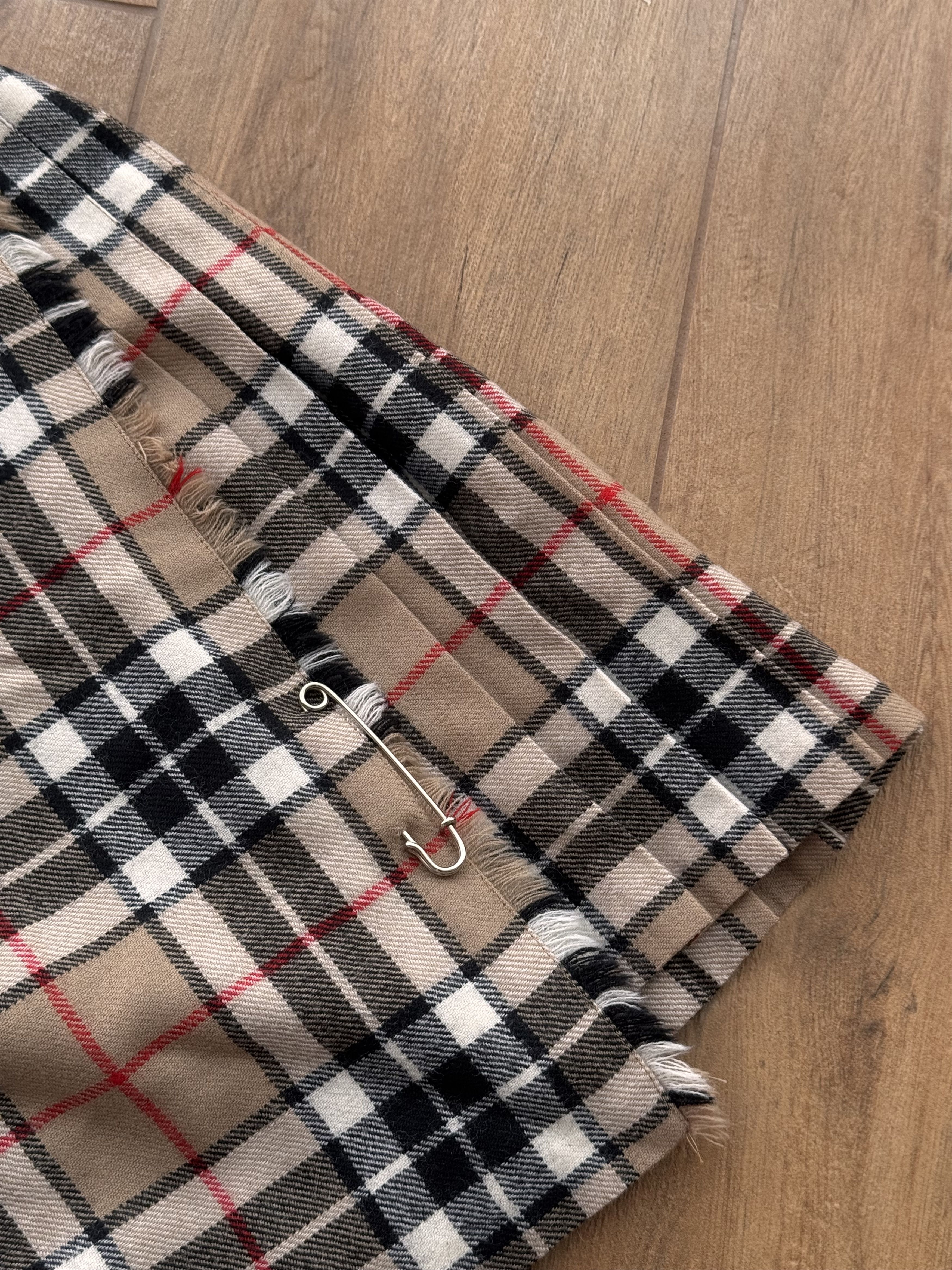 Harley of Scotland × Vintage Vintage Scottish Highland Home Industries Woven Tartan Kilt Size 30" / US 8 / IT 44 - 7 Thumbnail