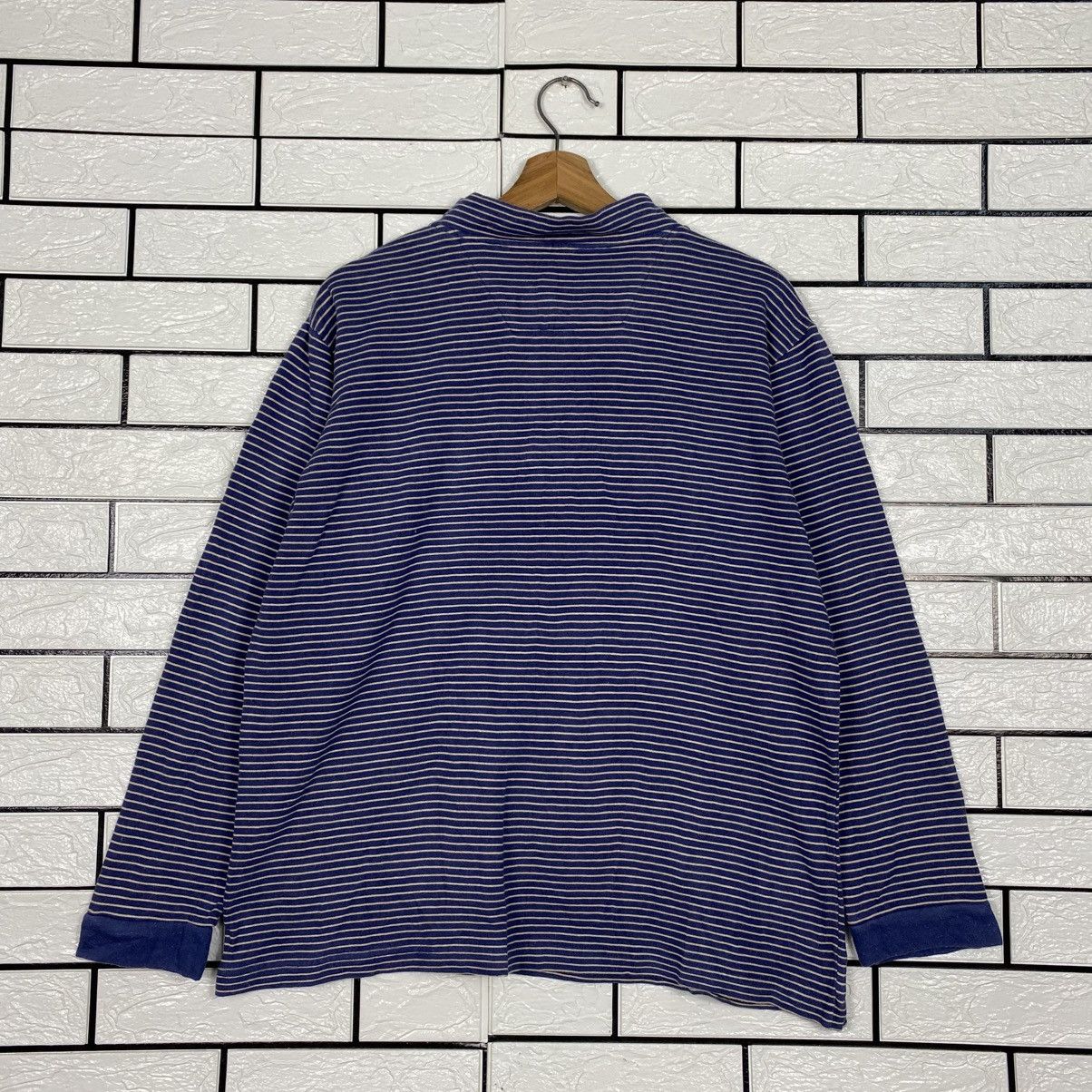 Lanvin 📌Vintage Hickory Chore Sweatshirt Striped Lanvin Size US M / EU 48-50 / 2 - 10 Thumbnail