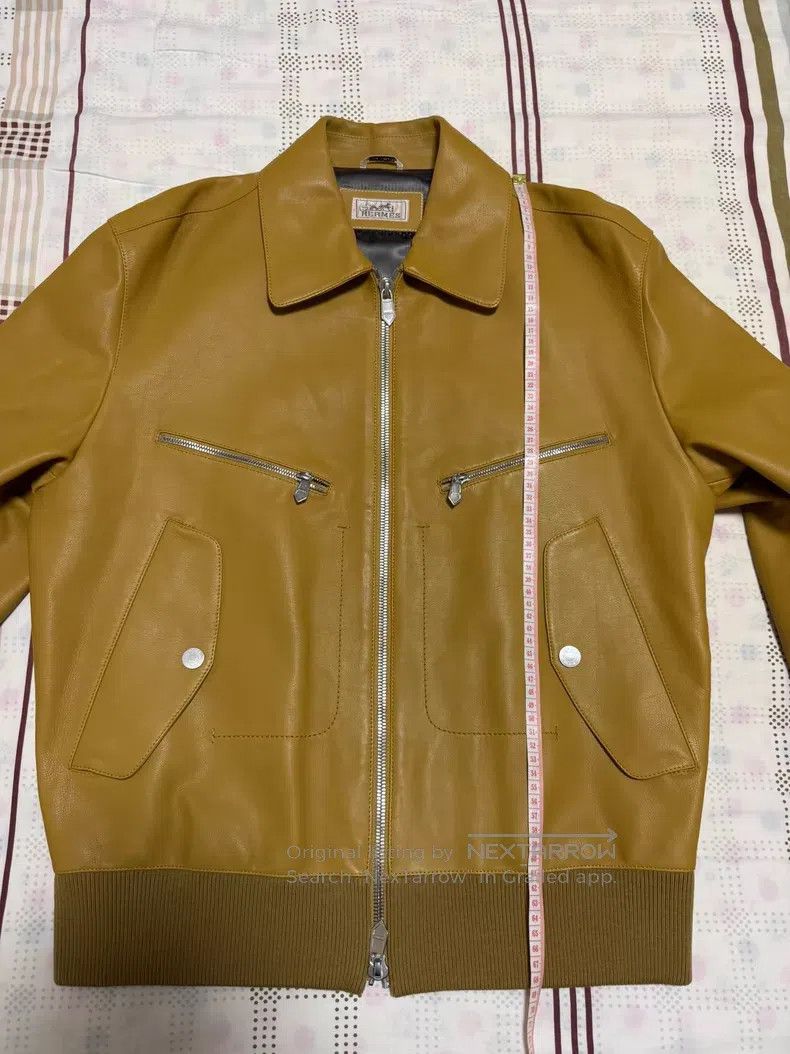 Hermes Hermes Cowhide Leather Jacket Size US L / EU 52-54 / 3 - 5 Thumbnail
