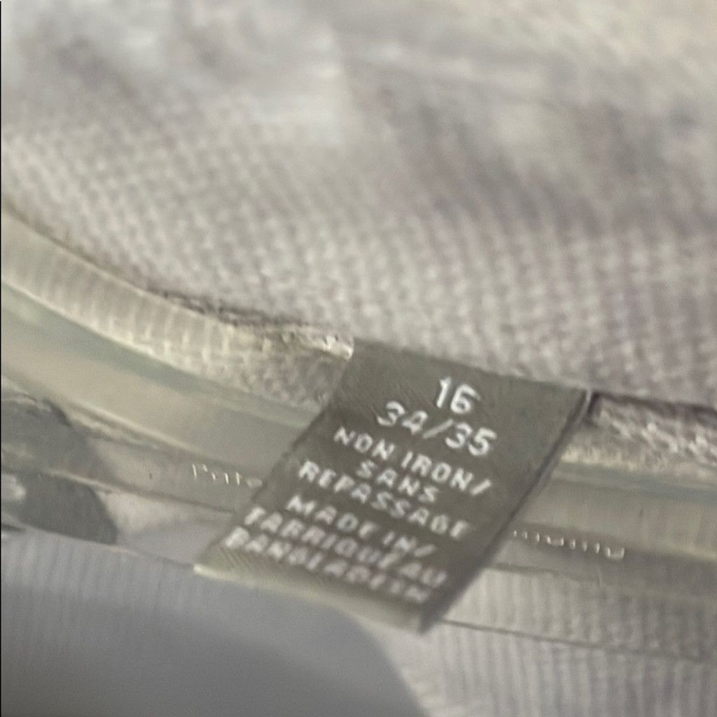 Michael Kors Michael Kors Slim Fit Gray Men's Shirt 34/35 16 Size 34R - 7 Thumbnail