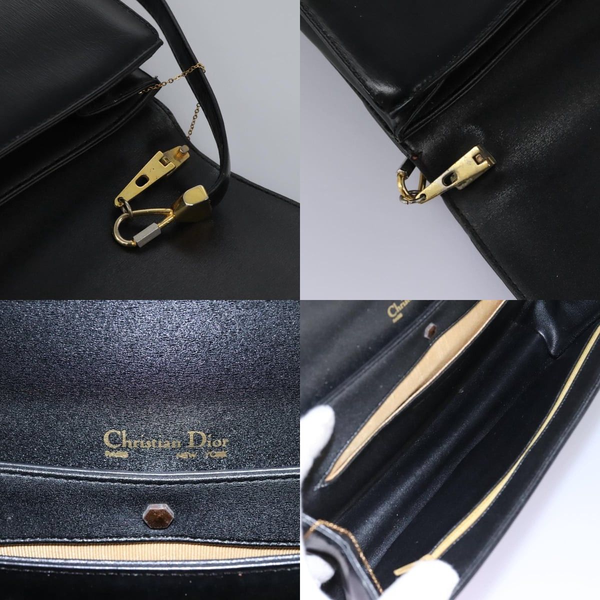 Dior DIOR Shoulder Bag Calf Leather Black Size ONE SIZE - 12 Thumbnail