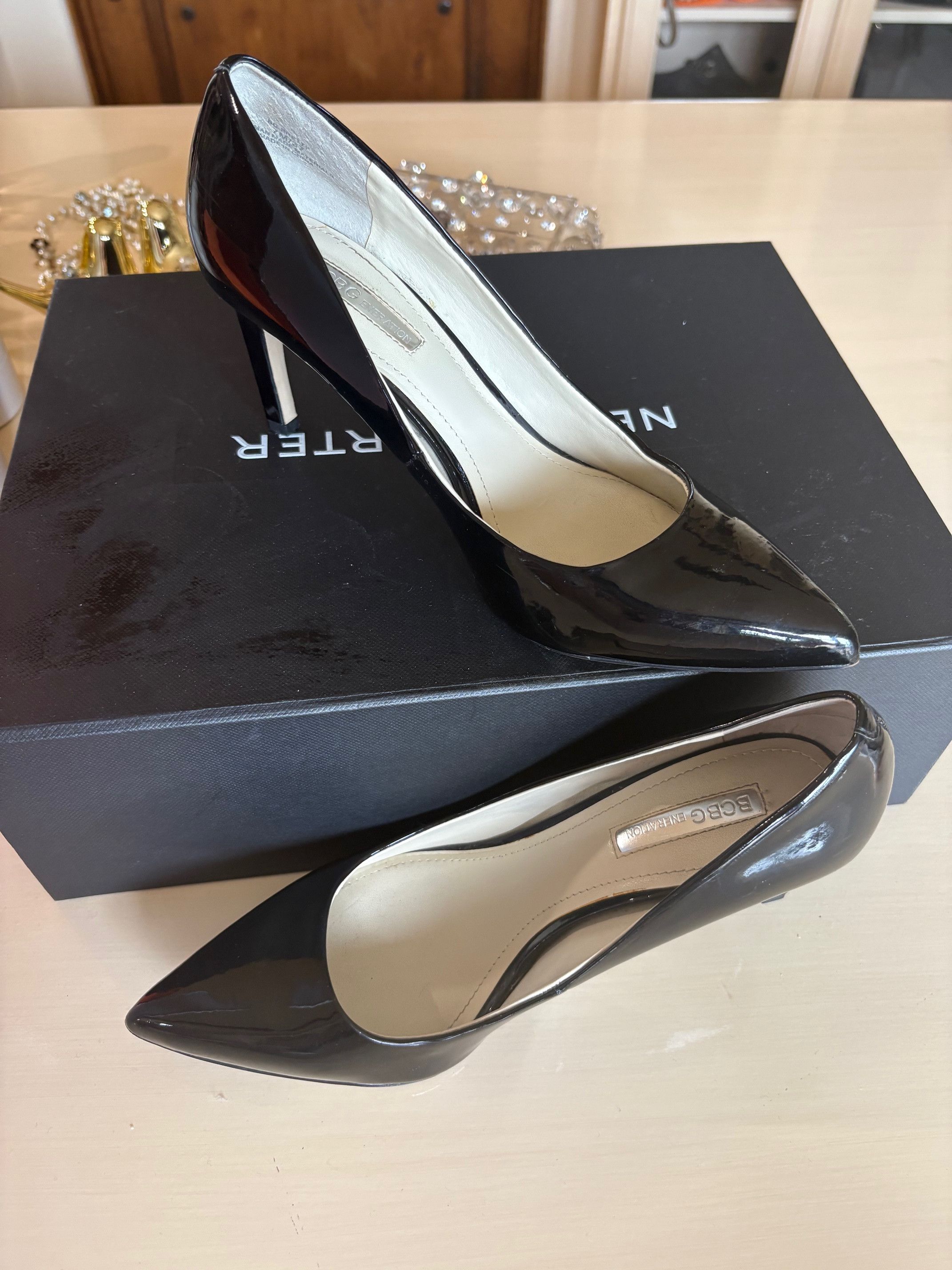 BCBGeneration Bcbgeneration Black patent heels Size US 7 / IT 37 - 1 Thumbnail