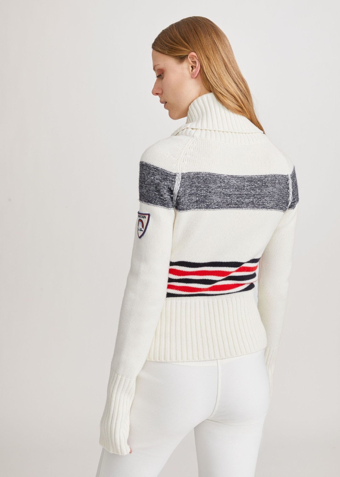 Loro Piana o1srvl11e0125 Courmayeur Turtleneck Sweater in Multicolor Size XS / US 0-2 / IT 36-38 - 3 Thumbnail