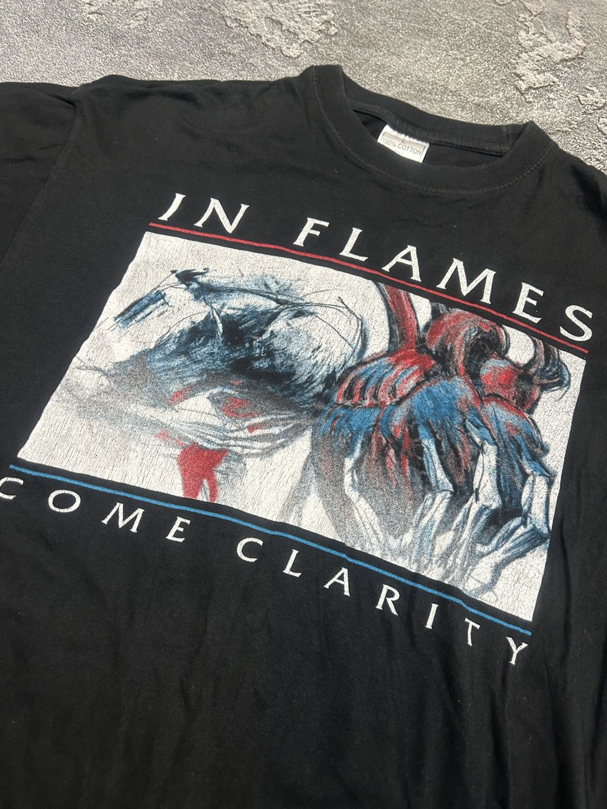 Band Tees × Vintage Vintage In Flames Tour 2006 Shirt rock size L Size US L / EU 52-54 / 3 - 2 Thumbnail