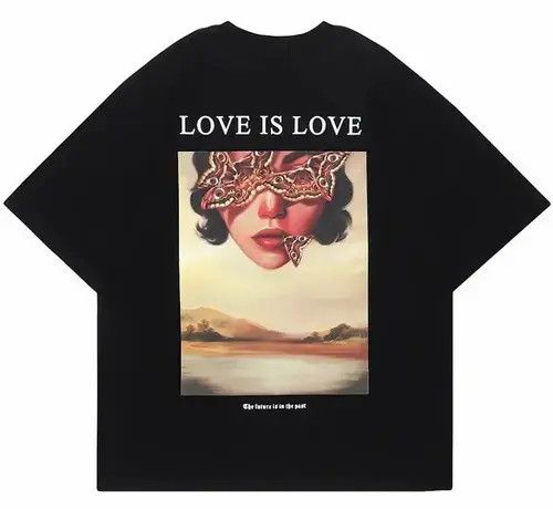 Other Love is Love Design Oversized Graphic Tees Size US L / EU 52-54 / 3 - 1 Thumbnail