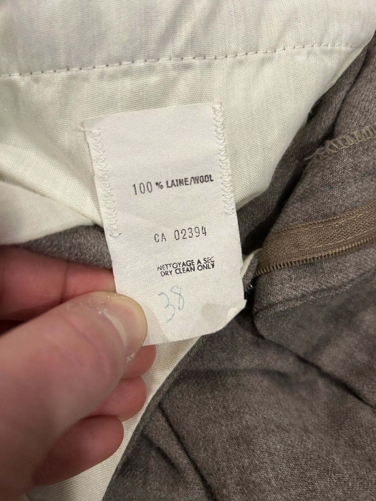 Yves Saint Laurent 100% wool dress pants Size US 38 / EU 54 - 7 Thumbnail