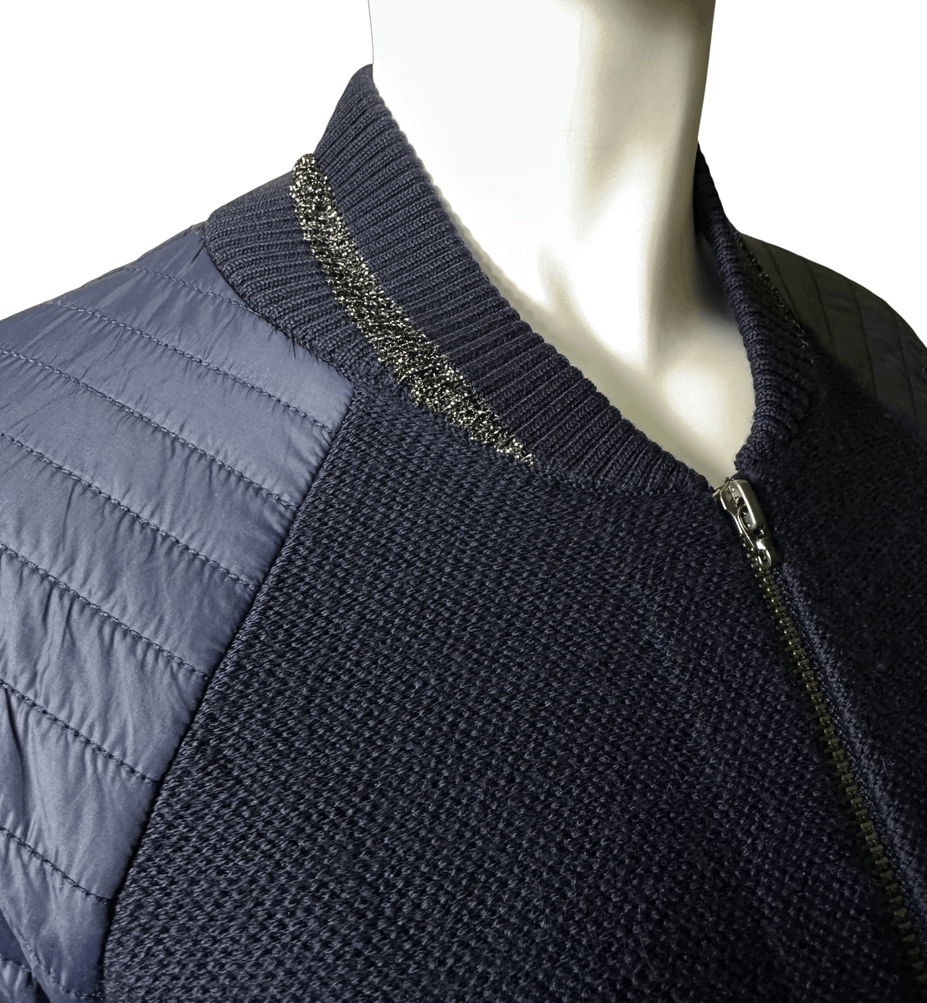 St. John blue cardigan jacket Size M / US 6-8 / IT 42-44 - 3 Thumbnail