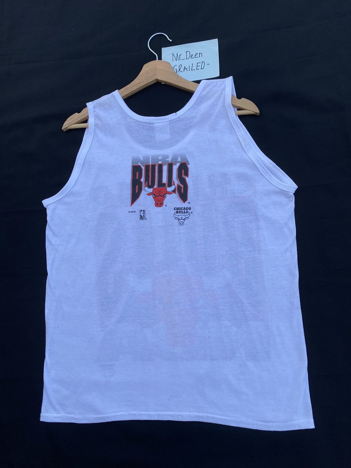 NBA Rare Vintage Chicago Bulls NBA Sleeveless Tee/Singlet Size US M / EU 48-50 / 2 - 13 Thumbnail