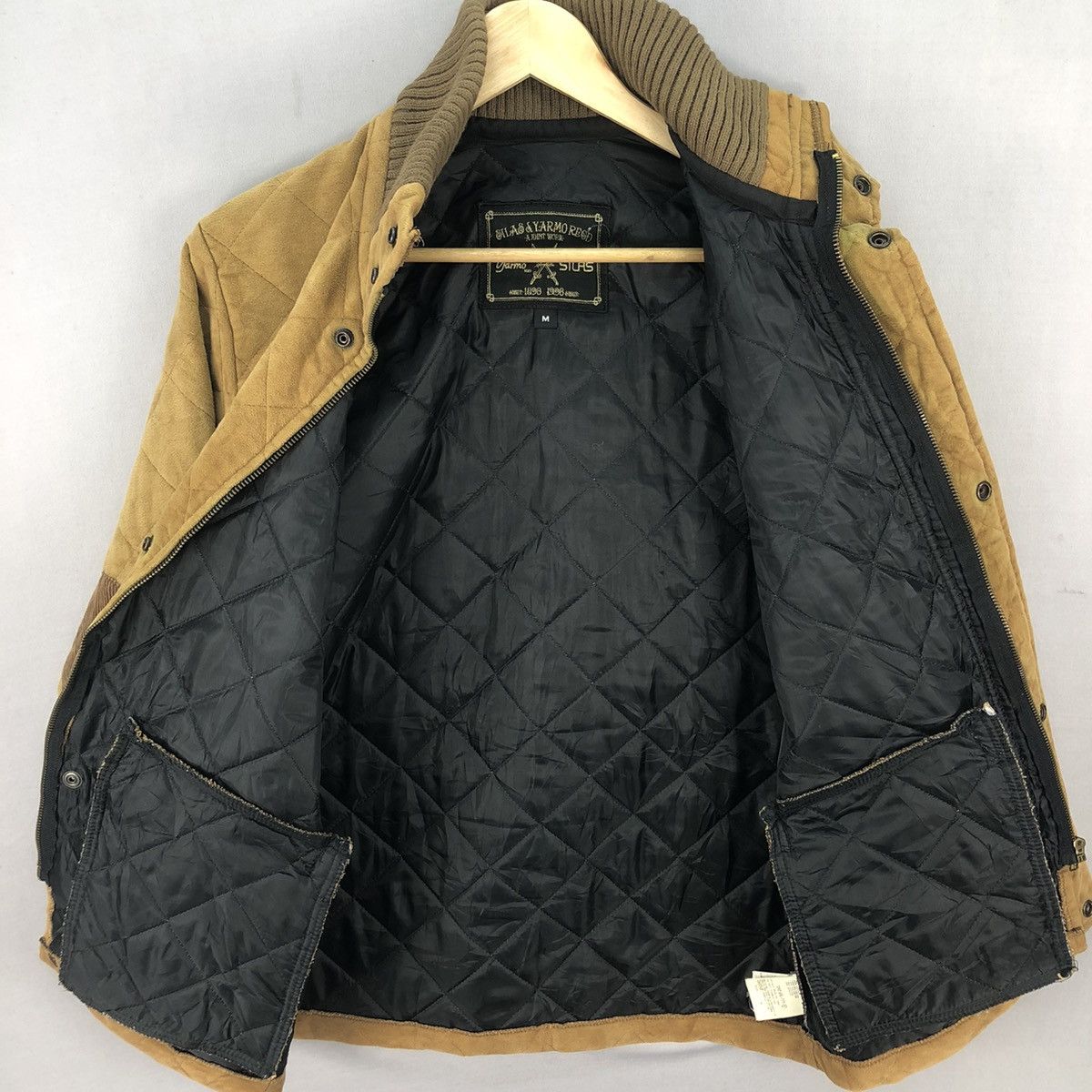 Silas Vintage 90’s Silas Faded Quilted Zipper Jacket Size US M / EU 48-50 / 2 - 5 Thumbnail