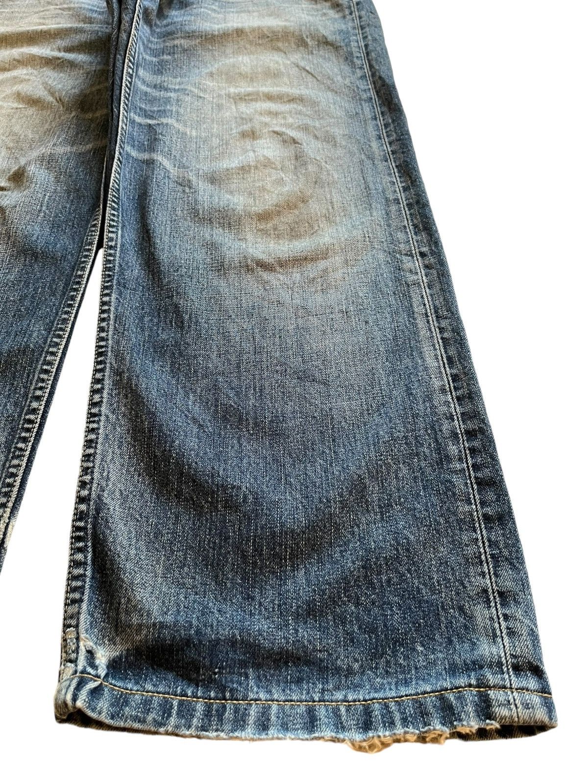 Levi's × Levi's Vintage Clothing Vintage 90s Levis 503 Mud Wash Distressed Baggy Jeans Size US 37 - 7 Thumbnail