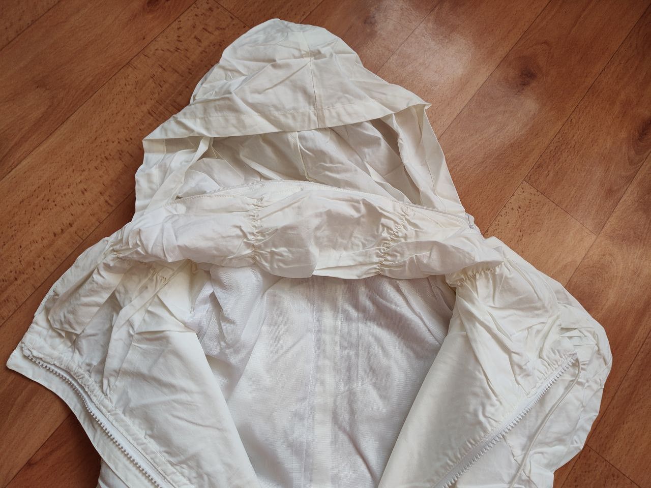 Other White Parachute Mini Dress Hooded Avant Garde Sz M NEW Size M / US 6-8 / IT 42-44 - 5 Thumbnail