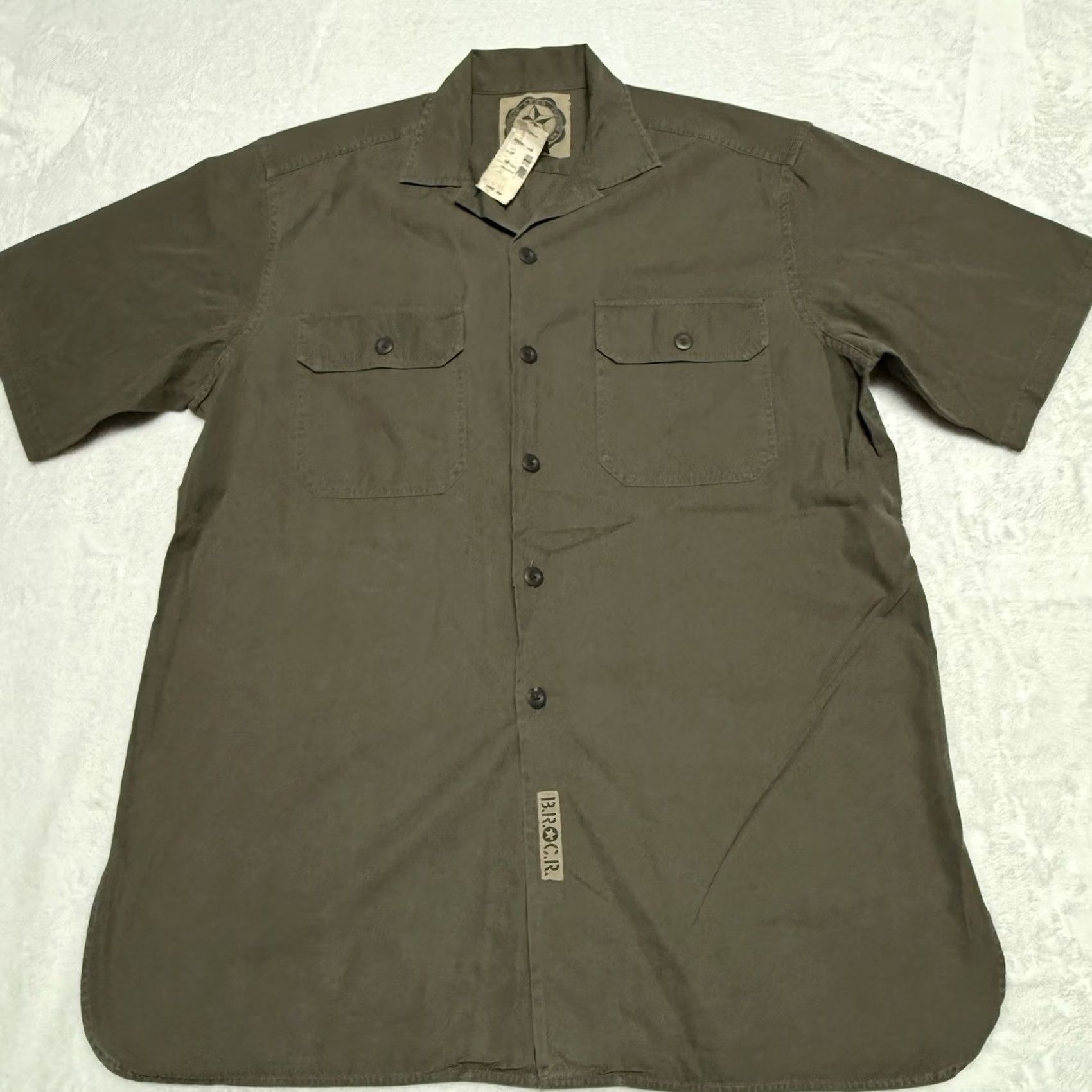 Banana Republic VINTAGE Banana Republic Shirt Small Men Civilian Reserve BRCR Military Field Button NWT Size US S / EU 44-46 / 1 - 2 Thumbnail