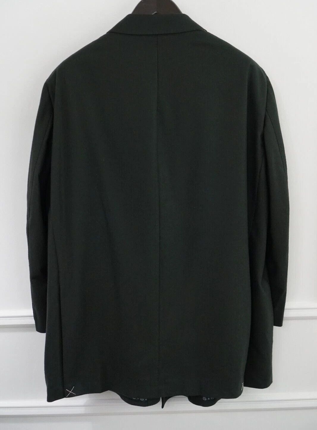 Suitsupply Men Suitsupply Blazer La Spalla Flannel Green Wool UK/US56 Size 54L - 2 Thumbnail
