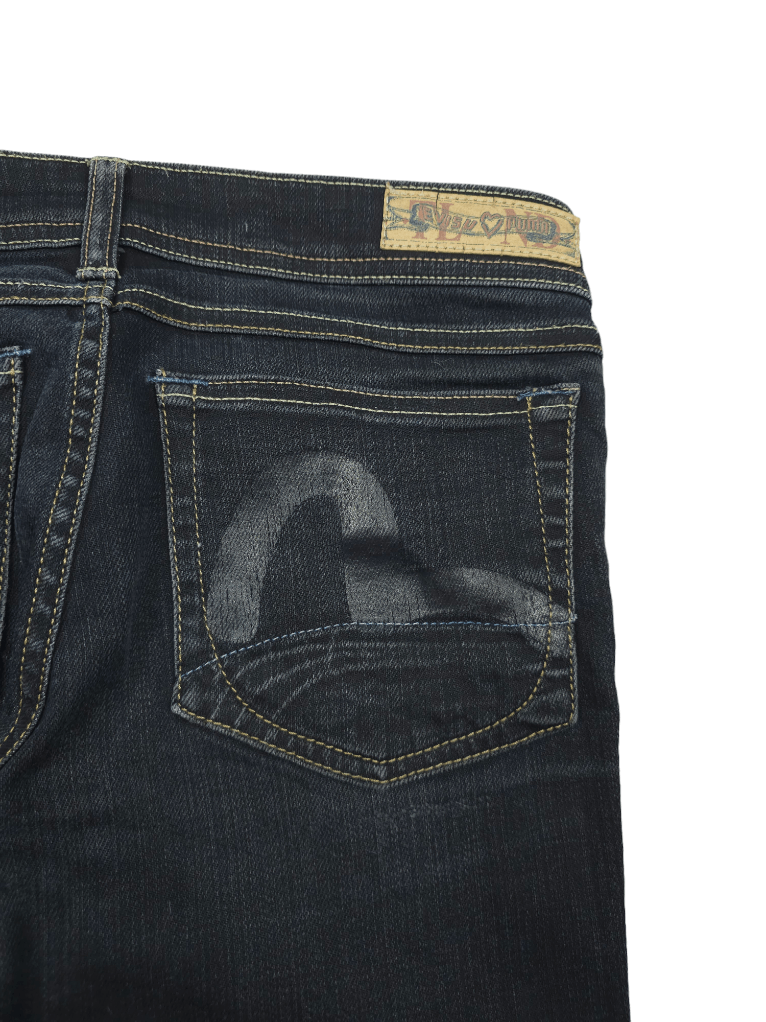 Evisu × Vintage 💎 26/32 Evisu X Puma Skinny Women's Denim Jeans Y2K Size 26" / US 2 / IT 38 - 5 Thumbnail