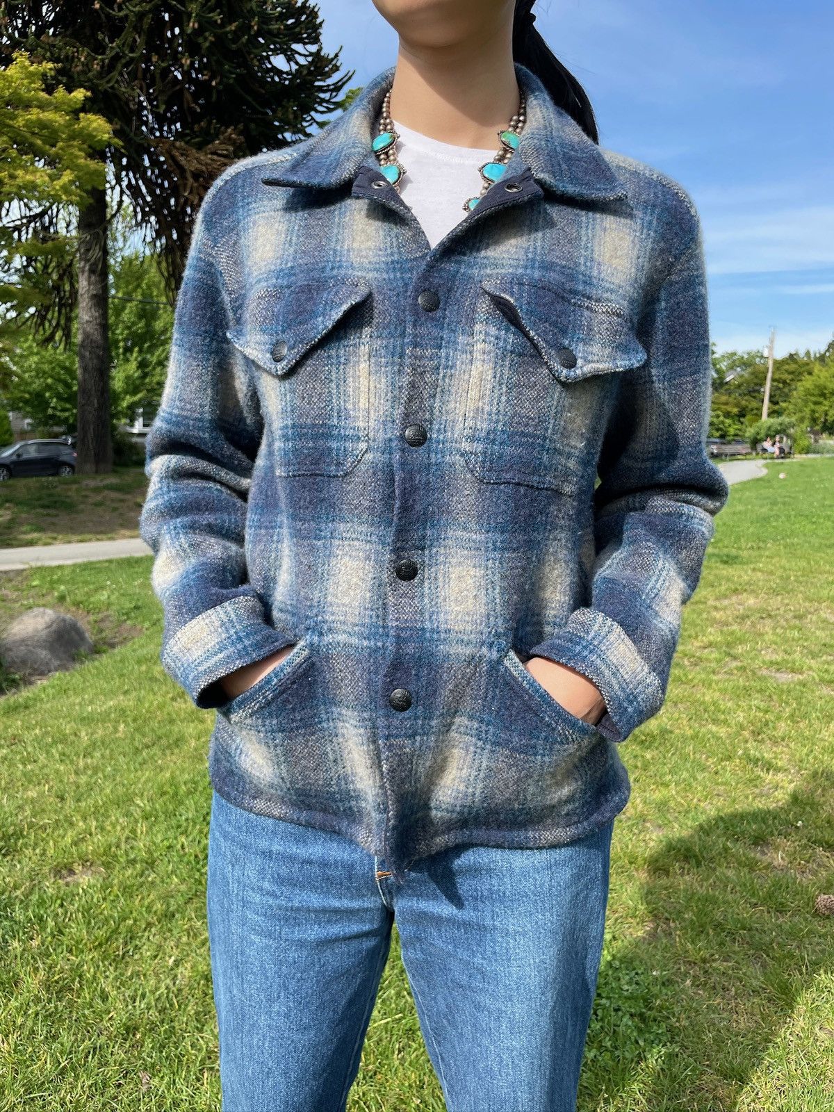 RRL Ralph Lauren RRL Plaid Wool Flannel Size L for women Size US M / EU 48-50 / 2 - 3 Thumbnail