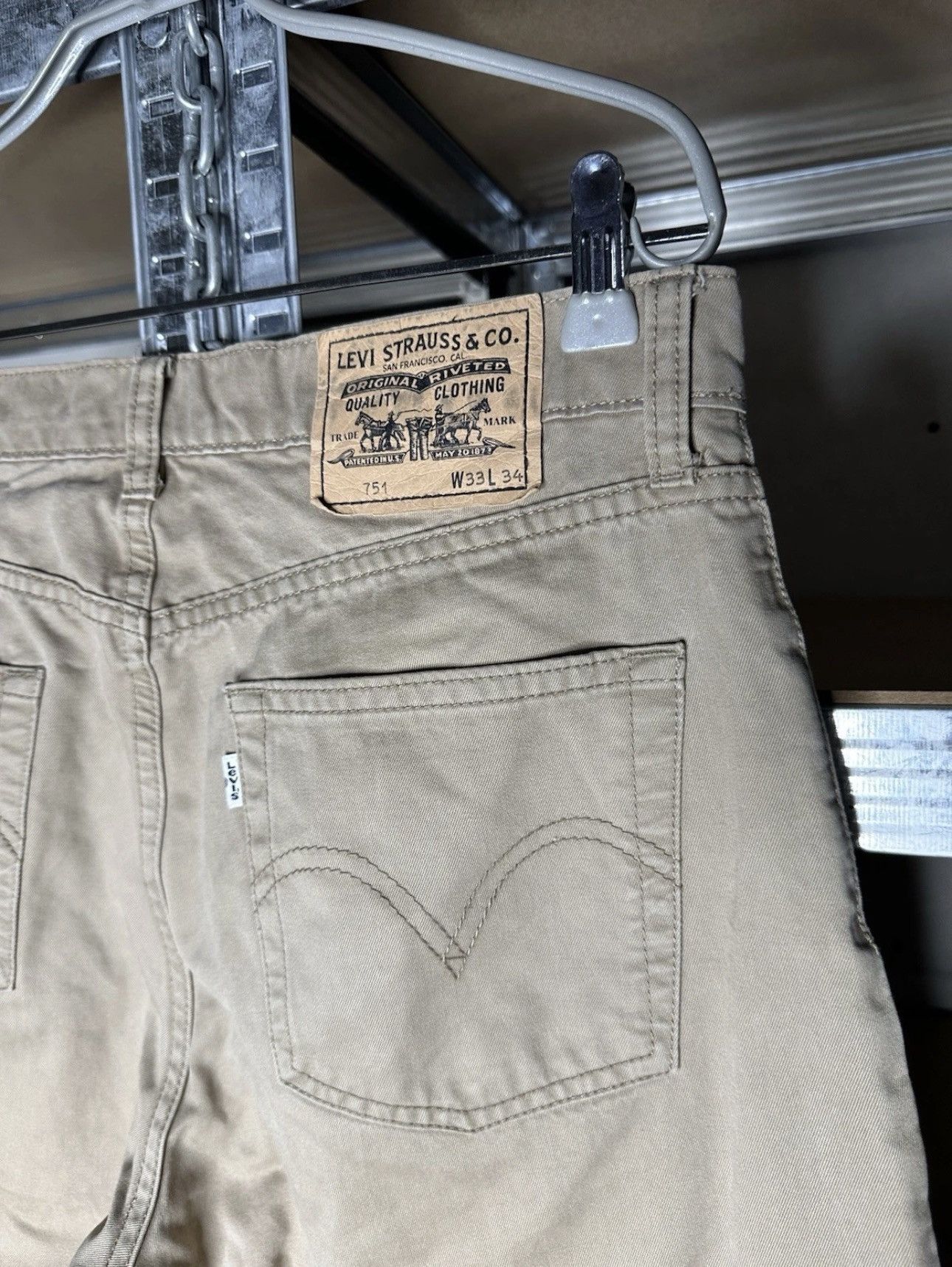 Levi's Levi's Vintage 751 Straight Fit Pants Cotton Casual W33 L34 Size US 33 - 3 Thumbnail
