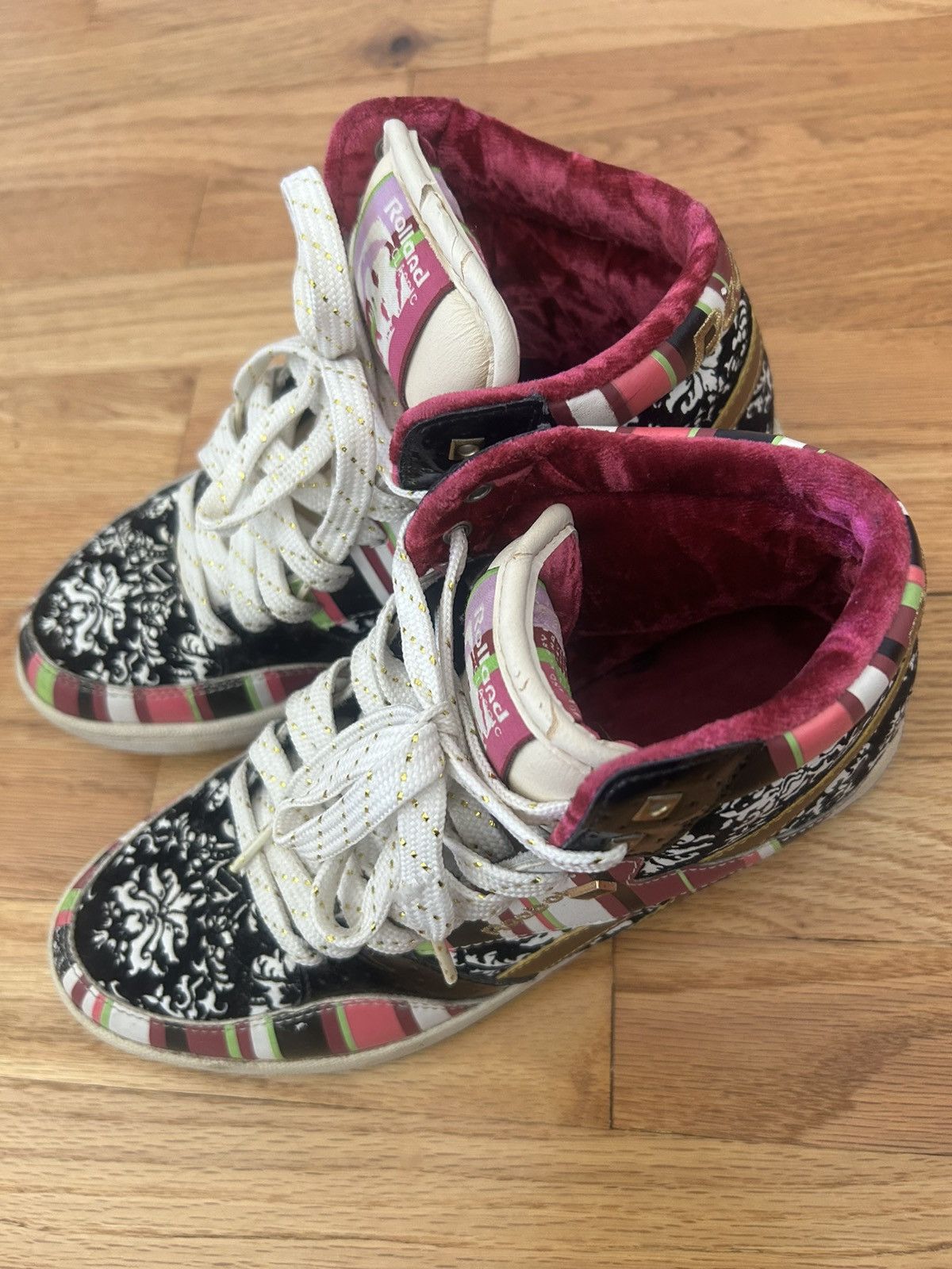 Reebok Reebok Courtee Mid Rolland Berry Size US 5.5 / IT 35.5 - 3 Thumbnail