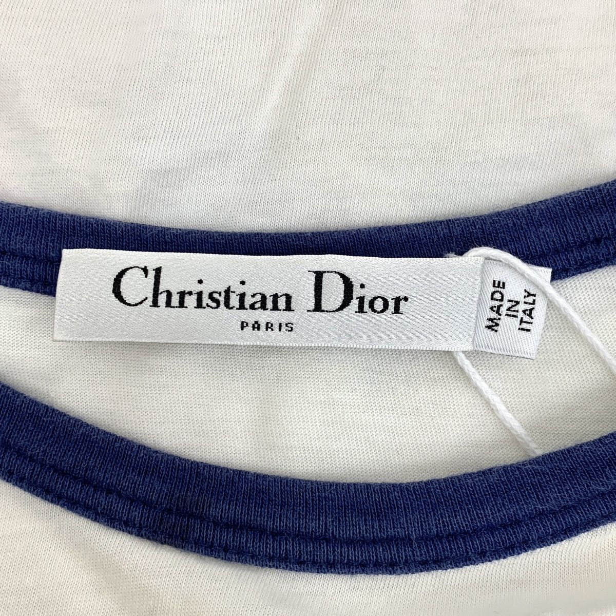 Dior Dior White Geometric Print Short Sleeve T-Shirt K26WX Size S / US 4 / IT 40 - 6 Thumbnail