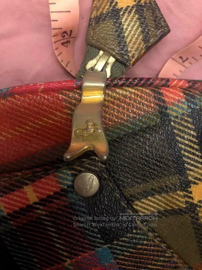 Vivienne Westwood Vivienne Westwood size os Classic red checkered bowling bag Size ONE SIZE - 5 Thumbnail