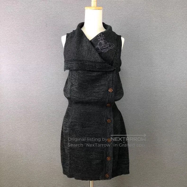 Vivienne Westwood Vivienne Westwood Sleeveless knitted dress Size S / US 4 / IT 40 - 4 Thumbnail