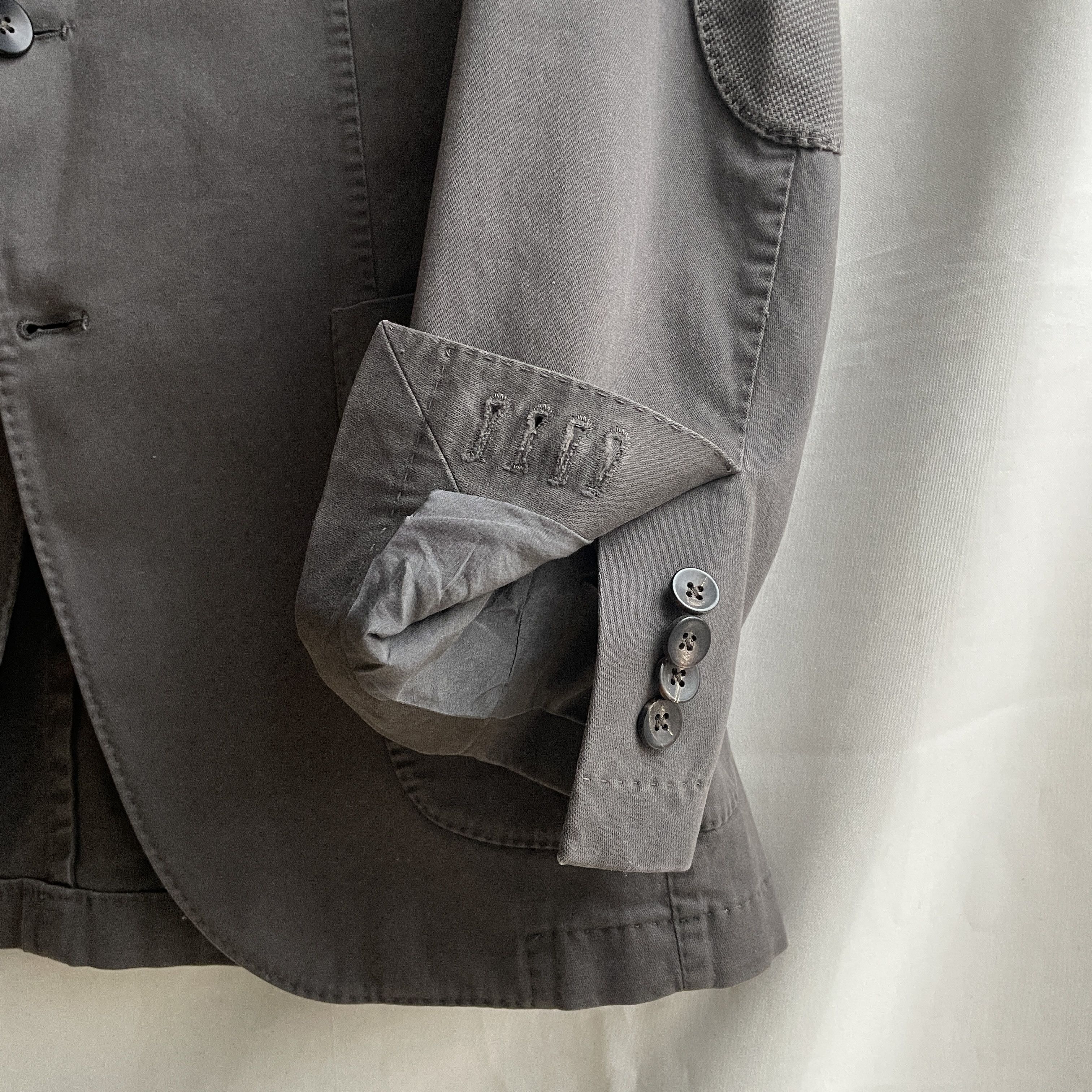 Boggi Boggi MIlano B-Elton Unlined Garment Dyed Cotton Blazer Size 40R - 9 Thumbnail