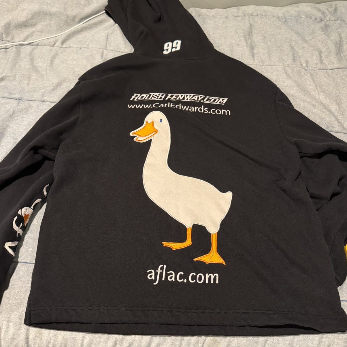 Chase Authentics Aflac Carl Edwards Half Zip Hoodie Size US L / EU 52-54 / 3 - 5 Thumbnail