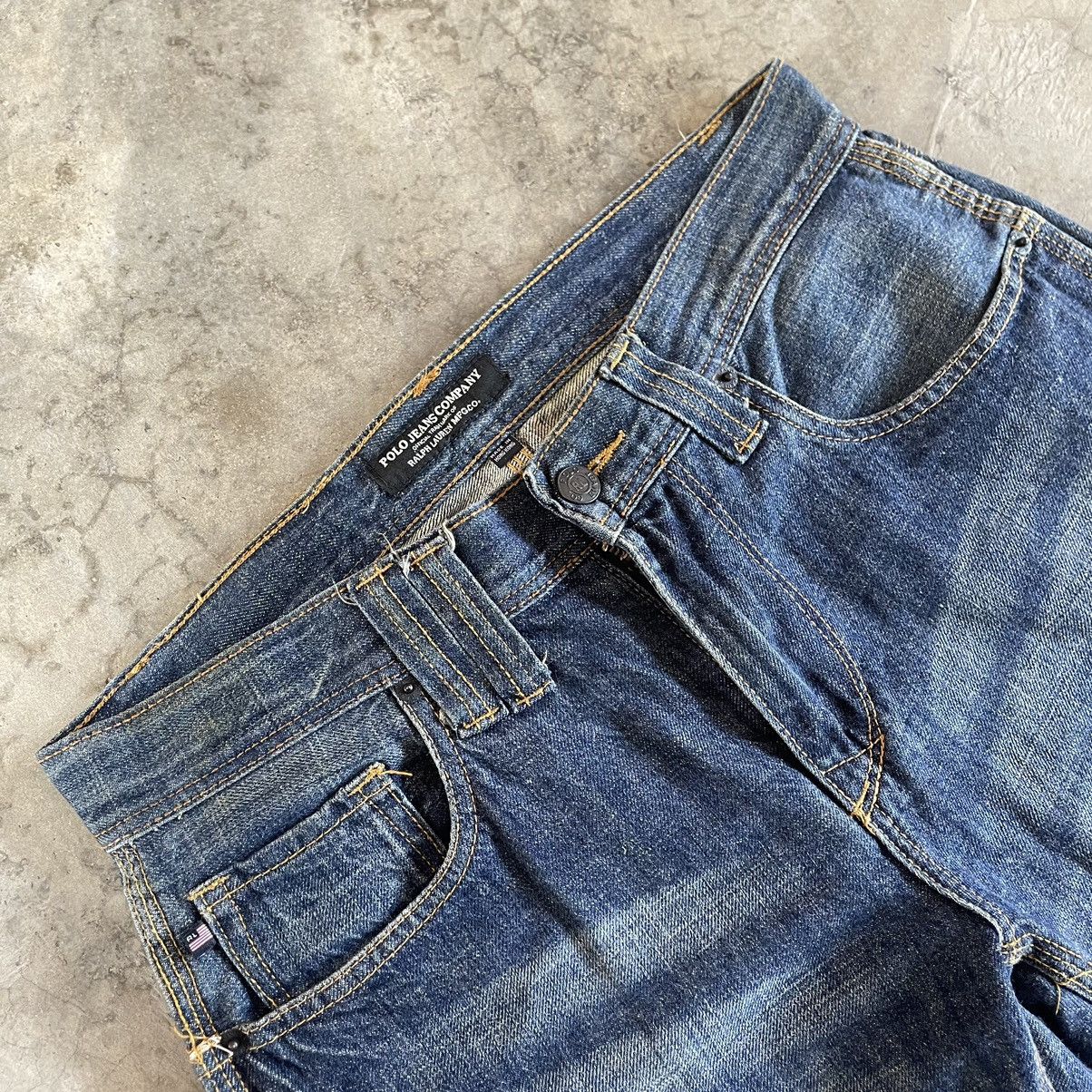 Polo Ralph Lauren × Ralph Lauren × Vintage 🔥🔥Vintage Polo Ralph Lauren Stoned Washed Regular Jeans Size US 31 - 10 Thumbnail