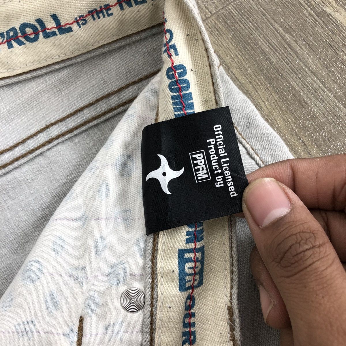 PPFM 2000s In The Attic WWE Players Rock N Roll Distressed Jeans Size US 32 / EU 48 - 11 Thumbnail