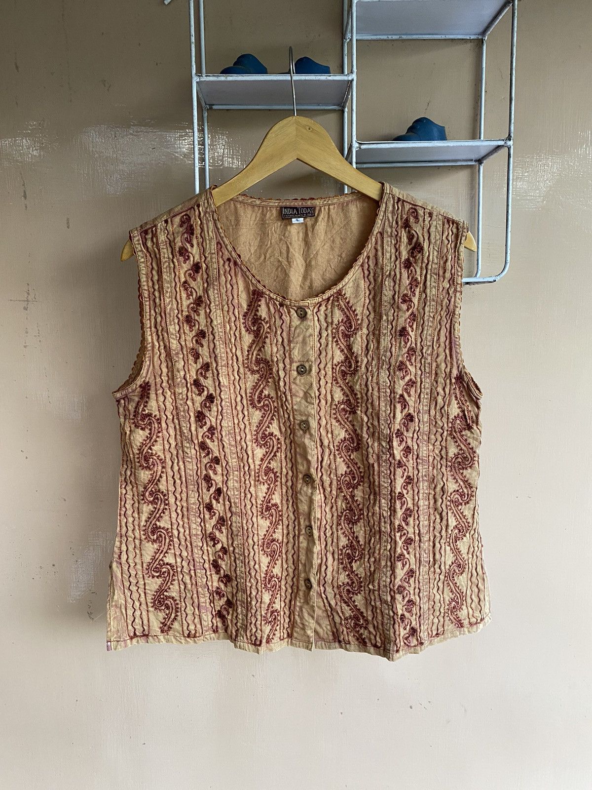If Six Was Nine Japanese Indian Styled Top Ifsixwasnine Lgb AA0030 Size US L / EU 52-54 / 3 - 1 Thumbnail