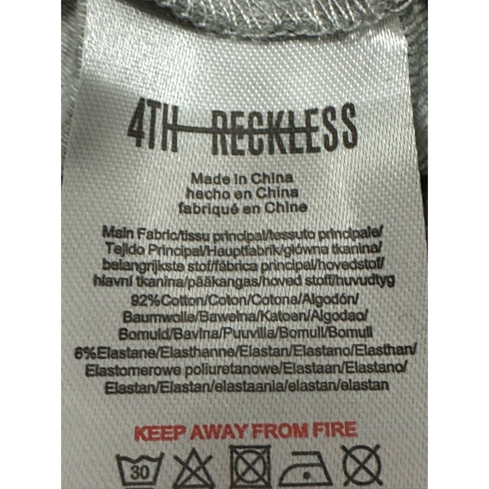 Other 4th + Reckless Tank Gray Sleeveless Scoop Neck Ruched M New Size M / US 6-8 / IT 42-44 - 9 Thumbnail