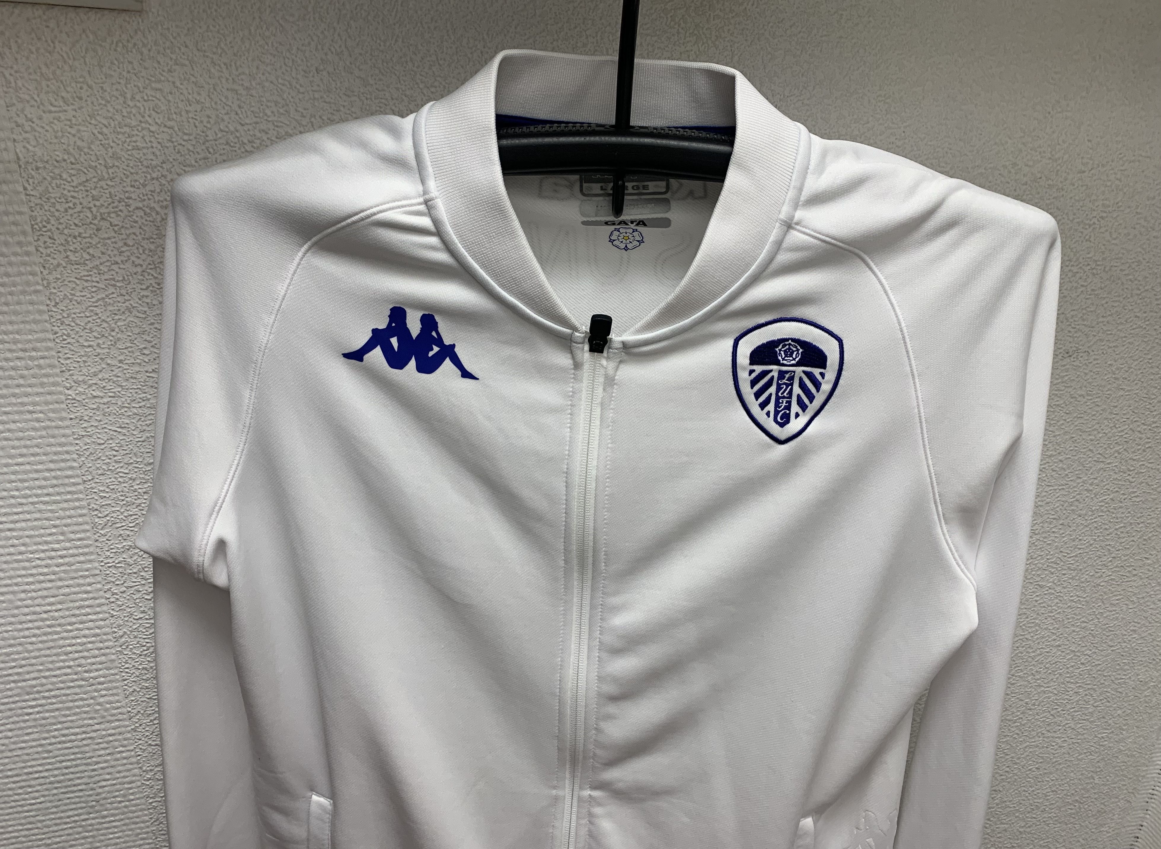 Kappa Leeds United kappa soccer white bomber M sz gava Size US M / EU 48-50 / 2 - 2 Thumbnail