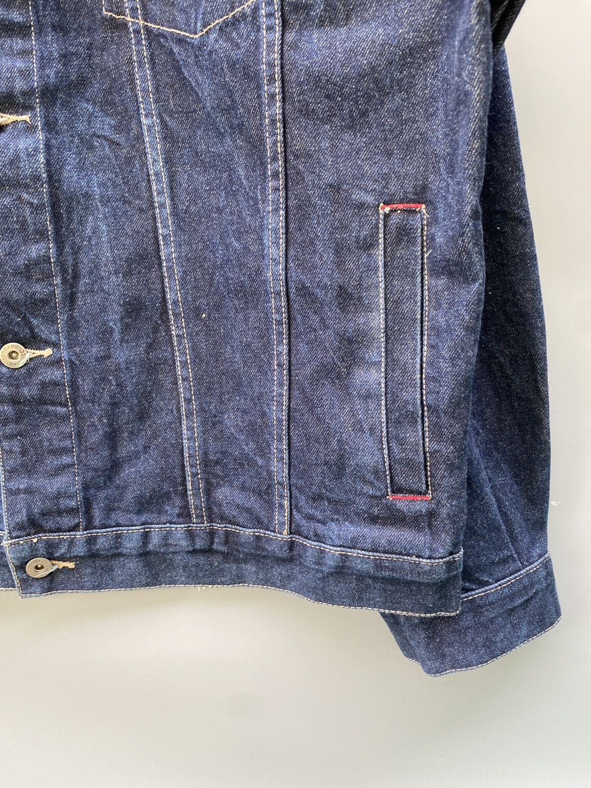 Vintage 90s Davoucci Vintage Hip hop Denim Jacket Size US XL / EU 56 / 4 - 7 Thumbnail