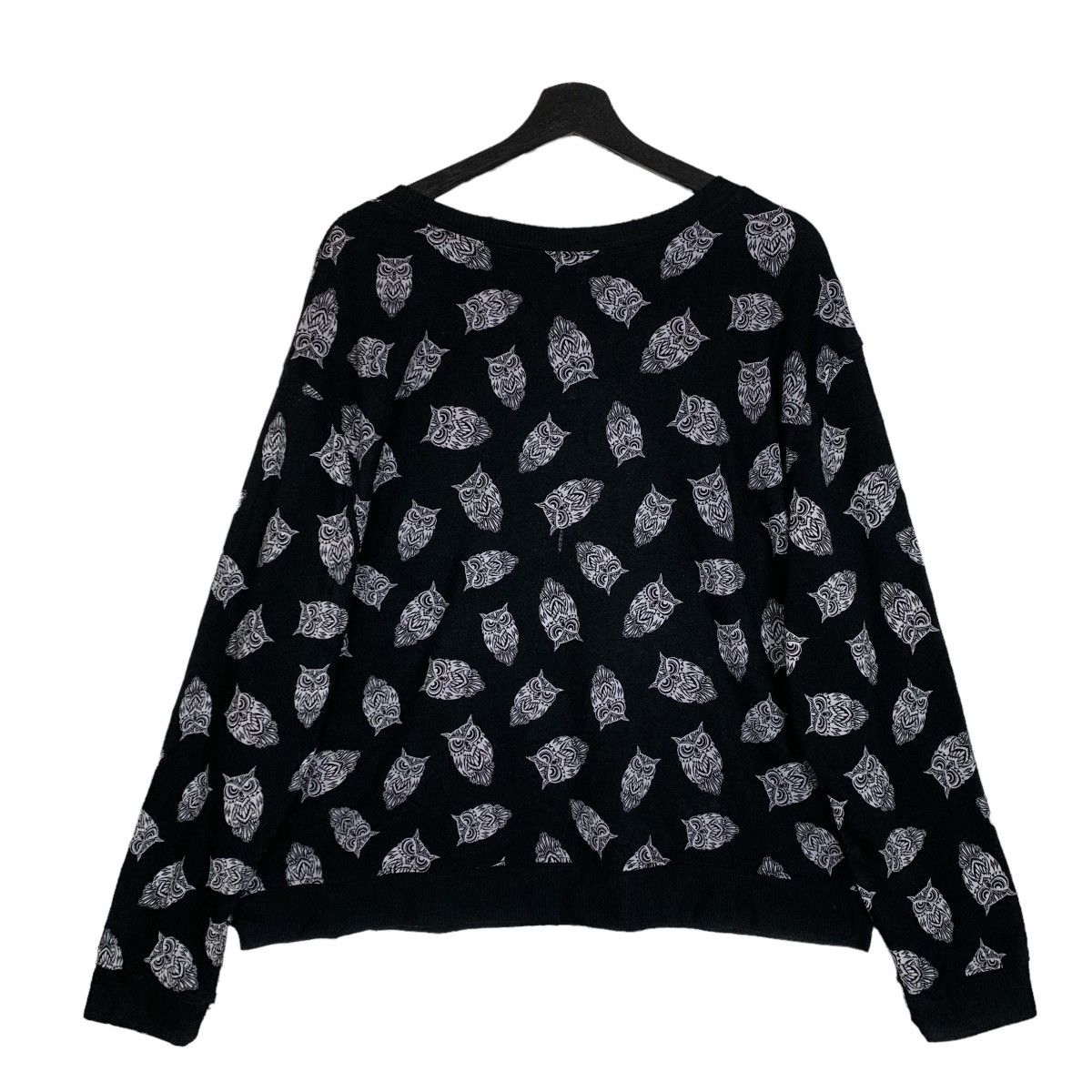 Japanese Brand Owl Full print Japanese Brand Streetwear Sweatshirt Sweater Size L / US 10 / IT 46 - 5 Thumbnail