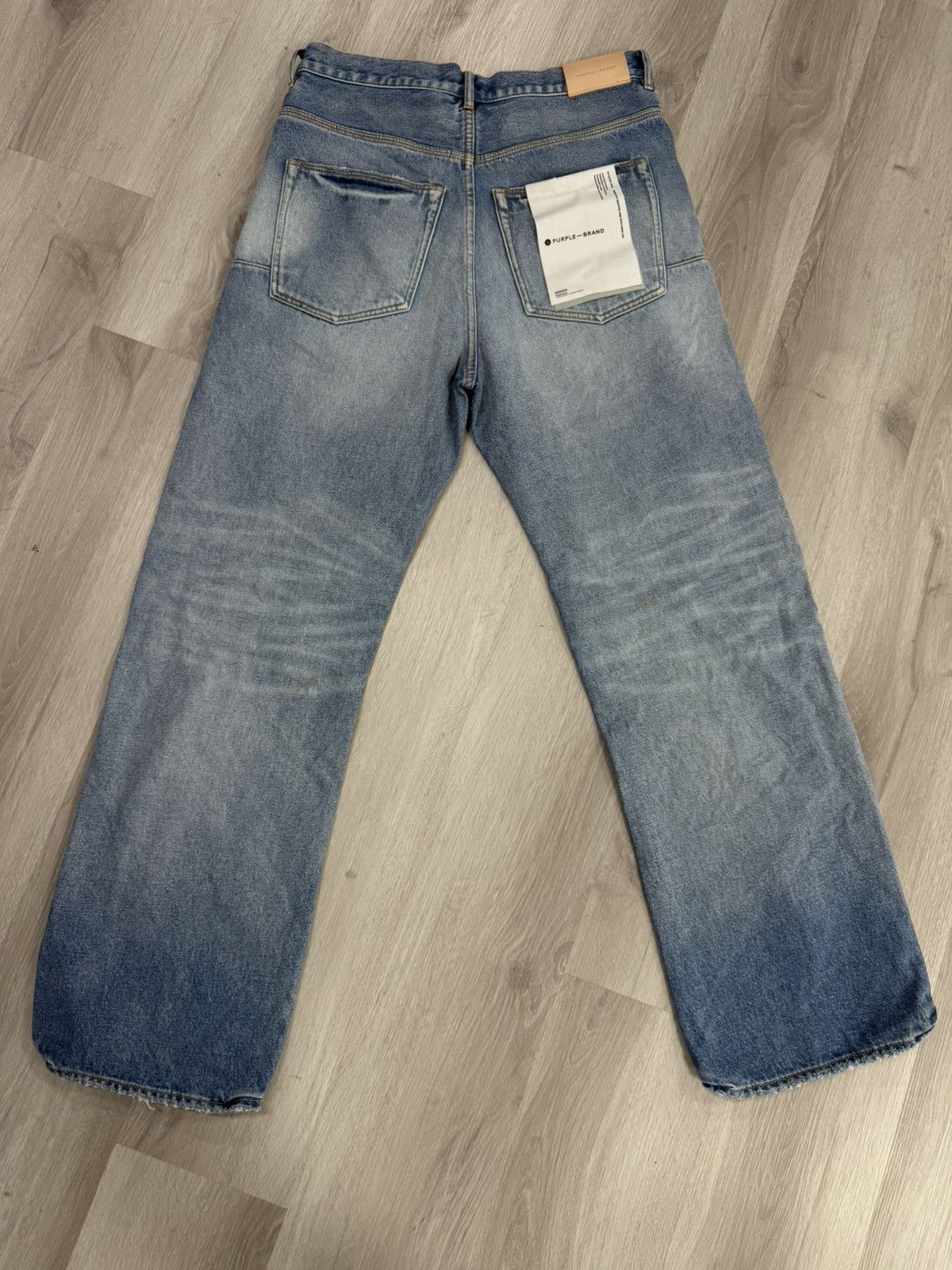 Purple Brand Purple Brand Icon Wide Jean – Mid Indigo Size US 32 / EU 48 - 5 Thumbnail