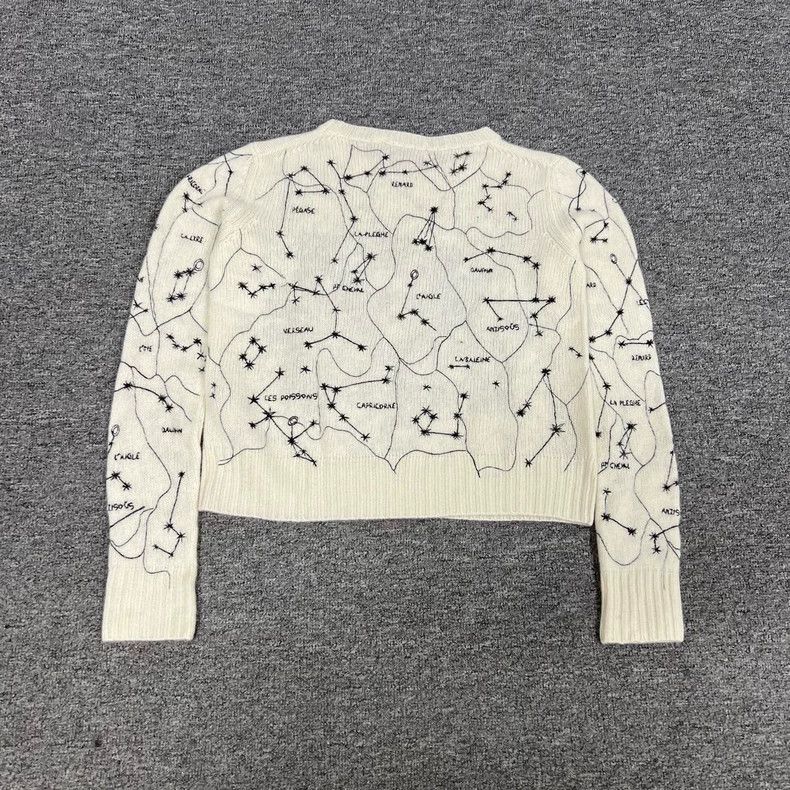 Dior Dior Zodiac Embroidered Cashmere Sweater-2506 Size S / US 4 / IT 40 - 3 Thumbnail