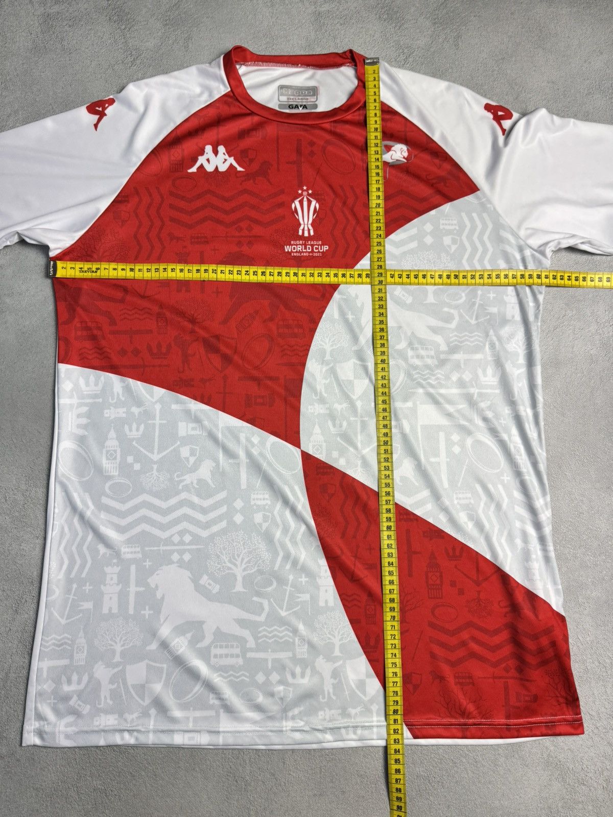 Kappa England Rugby League World Cup 2021 Shirt Jersey Kappa Size US XXL / EU 58 / 5 - 10 Thumbnail