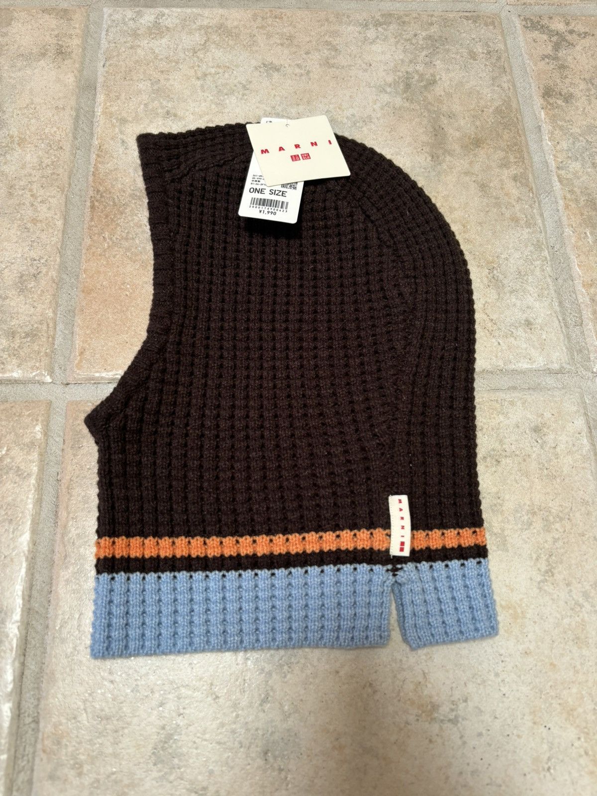 Marni × Uniqlo Marni x Uniqlo Popcorn Knit Balaclava Size ONE SIZE - 1 Thumbnail