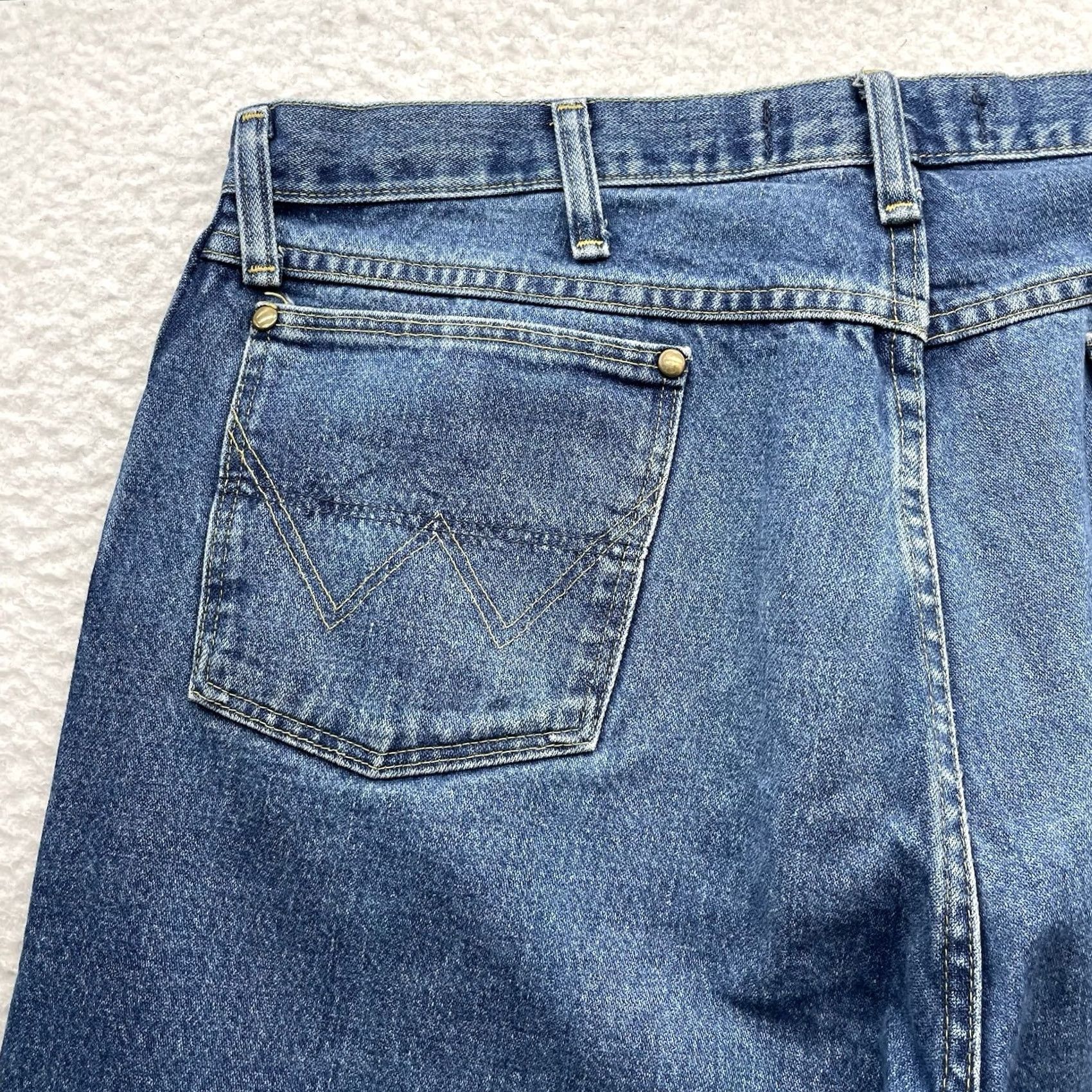 Wrangler Wrangler Jeans Mens 38x34 Cowboy Cut Straight Blue Western George Strait Size US 38 / EU 54 - 7 Thumbnail