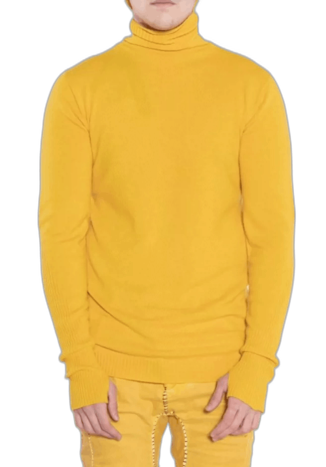 Boris Bidjan Saberi yellow turtleneck sweater by Boris Bidjan Saberi Size US XS / EU 42 / 0 - 1 Thumbnail