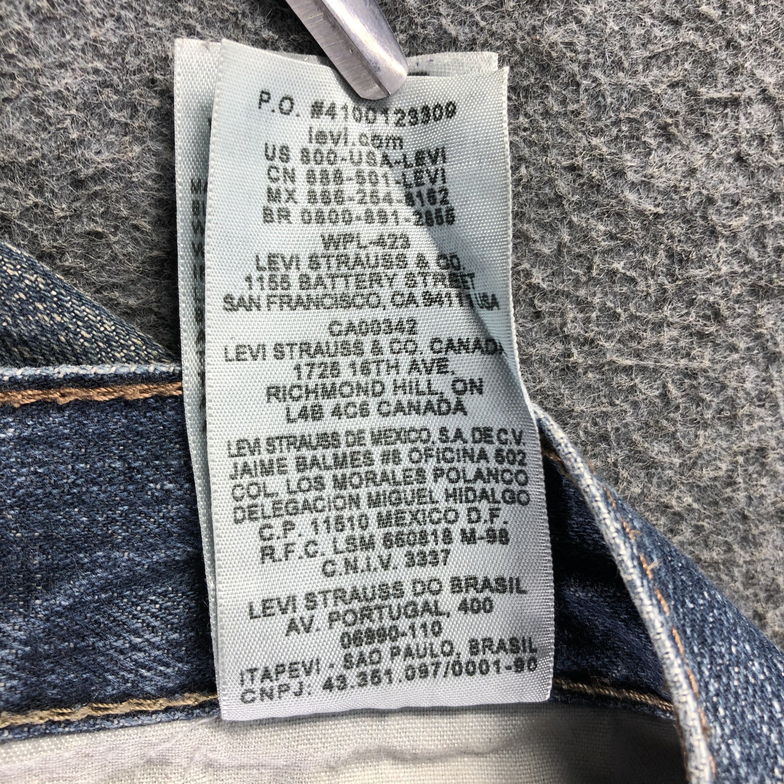 Levi's Vintage Blue Wash Levis 569 Jeans-J3122 Size US 42 / EU 58 - 12 Thumbnail