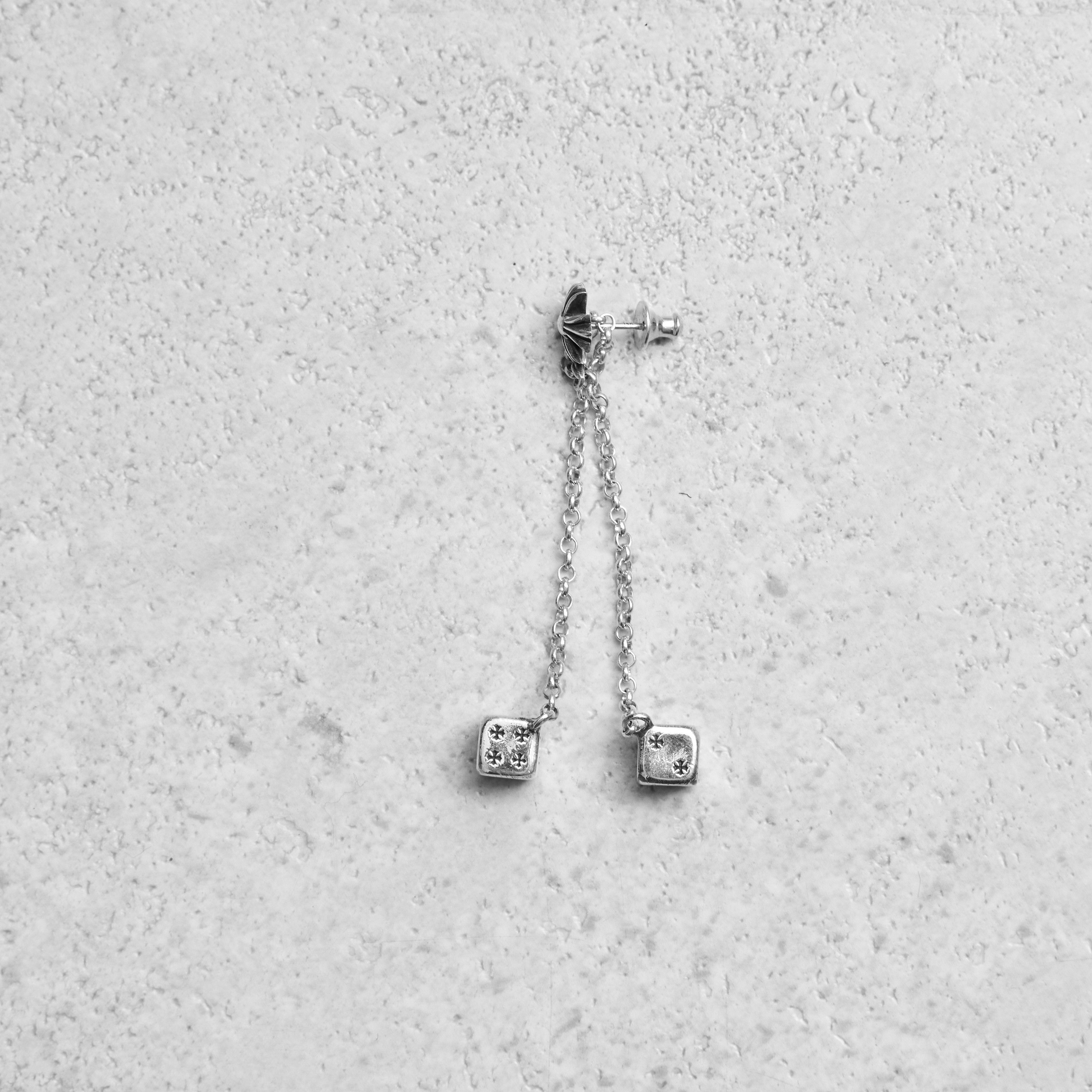 Chrome Hearts CHROME HEARTS CH Plus Post Dice Left Side Earring Size ONE SIZE - 8 Thumbnail
