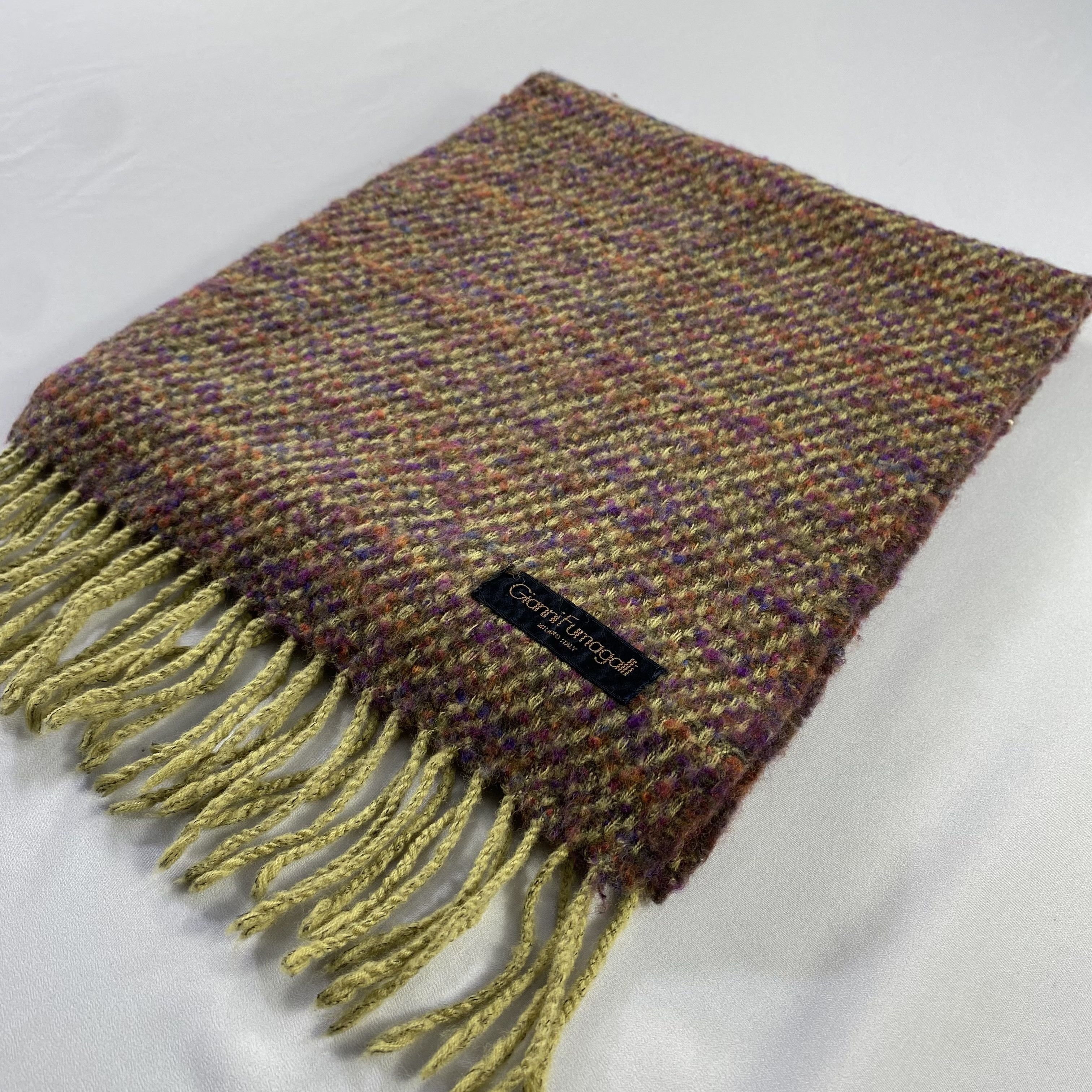 Fumagalli Gianni Fumagalli Scarf Neck Wrap Wool Muffler Size ONE SIZE - 3 Thumbnail
