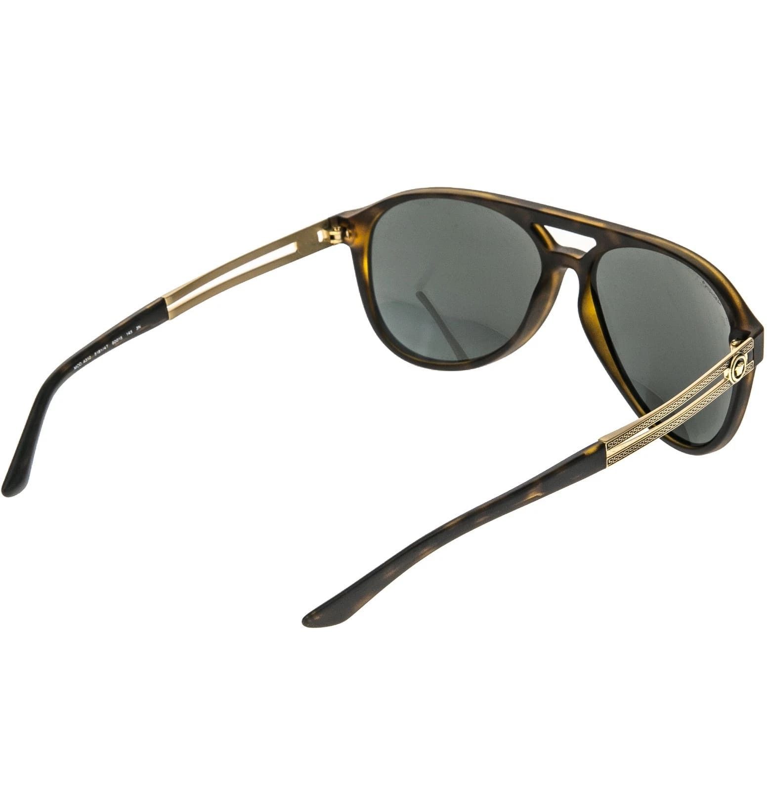 Versace VERSACE VE4312 4312 Vintage Vanitas Havana Gold Mirror Size ONE SIZE - 9 Thumbnail