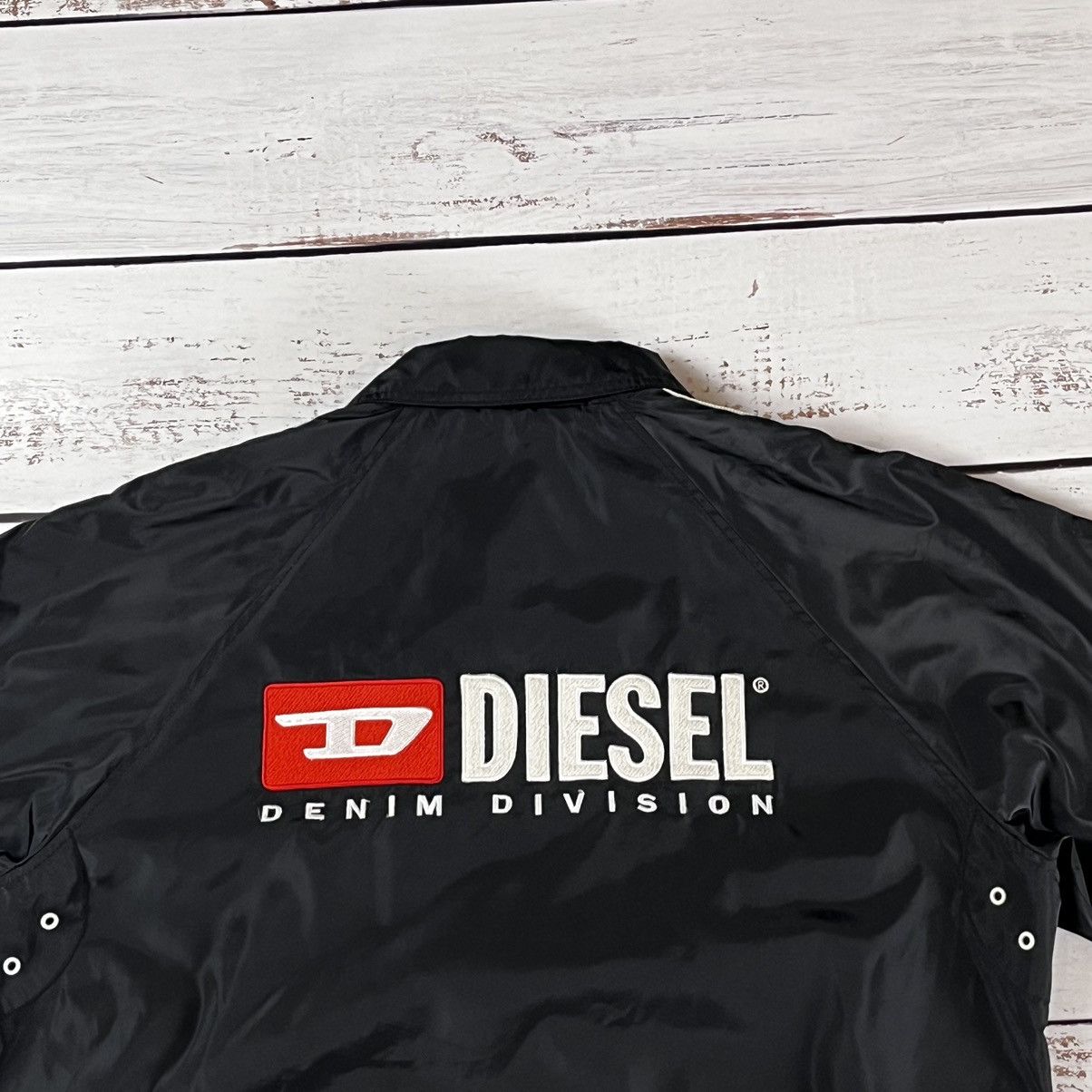 Diesel Windbreaker Diesel J-Akito Relahed Fit Black Zip Jacket Y2K Size US S / EU 44-46 / 1 - 11 Thumbnail