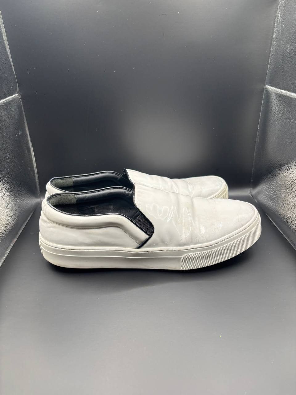 Celine Celine Phoebe Philo White Leather Skate Slip-Ons Size 41 Size US 8 / EU 41 - 19 Thumbnail