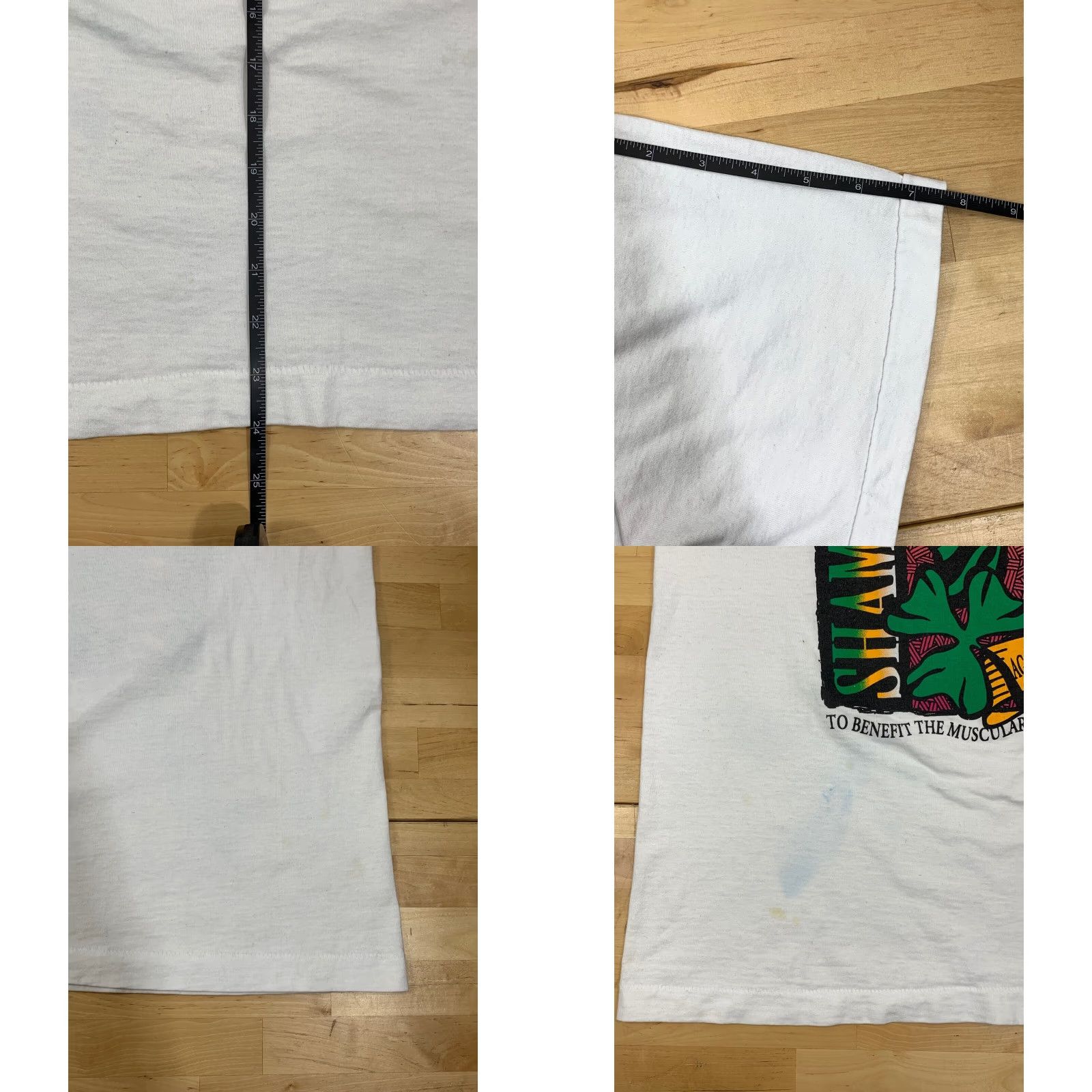 Fruit Of The Loom VINTAGE Fruit of the Loom Against Muscular Dystrophy White T Shirt XL Men's? Size US XL / EU 56 / 4 - 8 Thumbnail