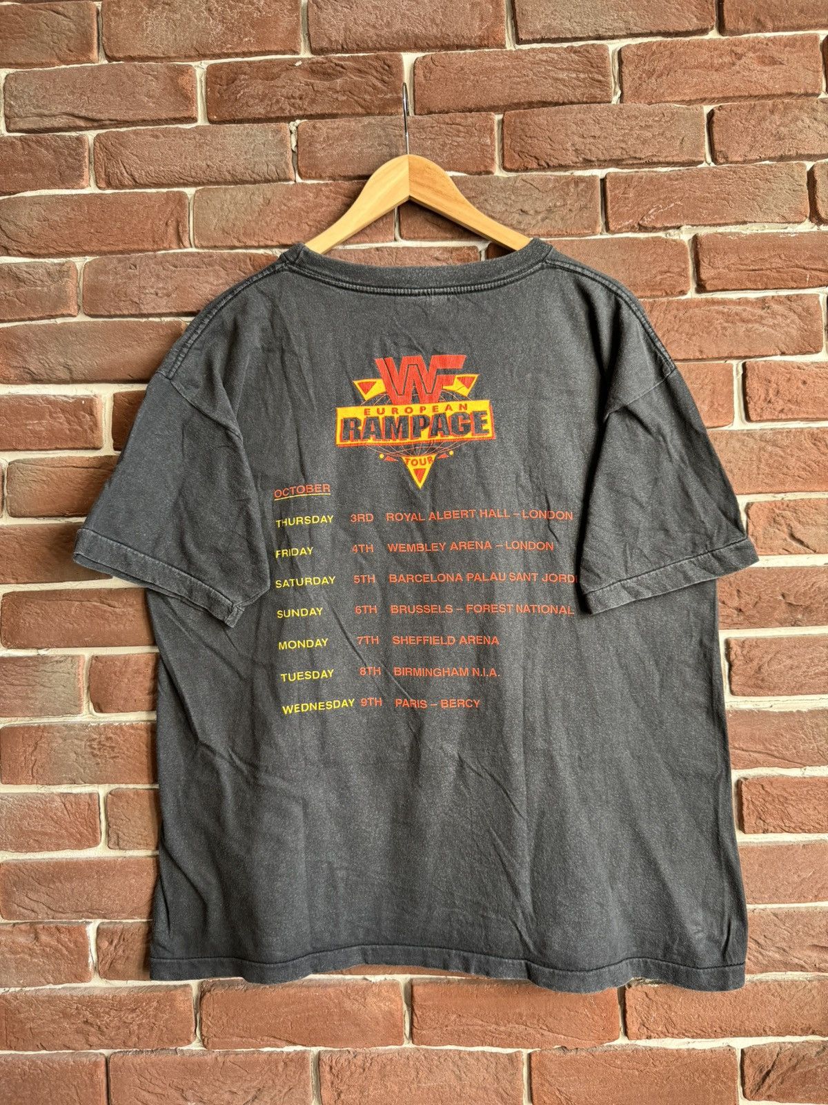Vintage 1991 Vintage 90s WWF Roddy Piper Wrestling Grail Rampage Size US XL / EU 56 / 4 - 2 Thumbnail
