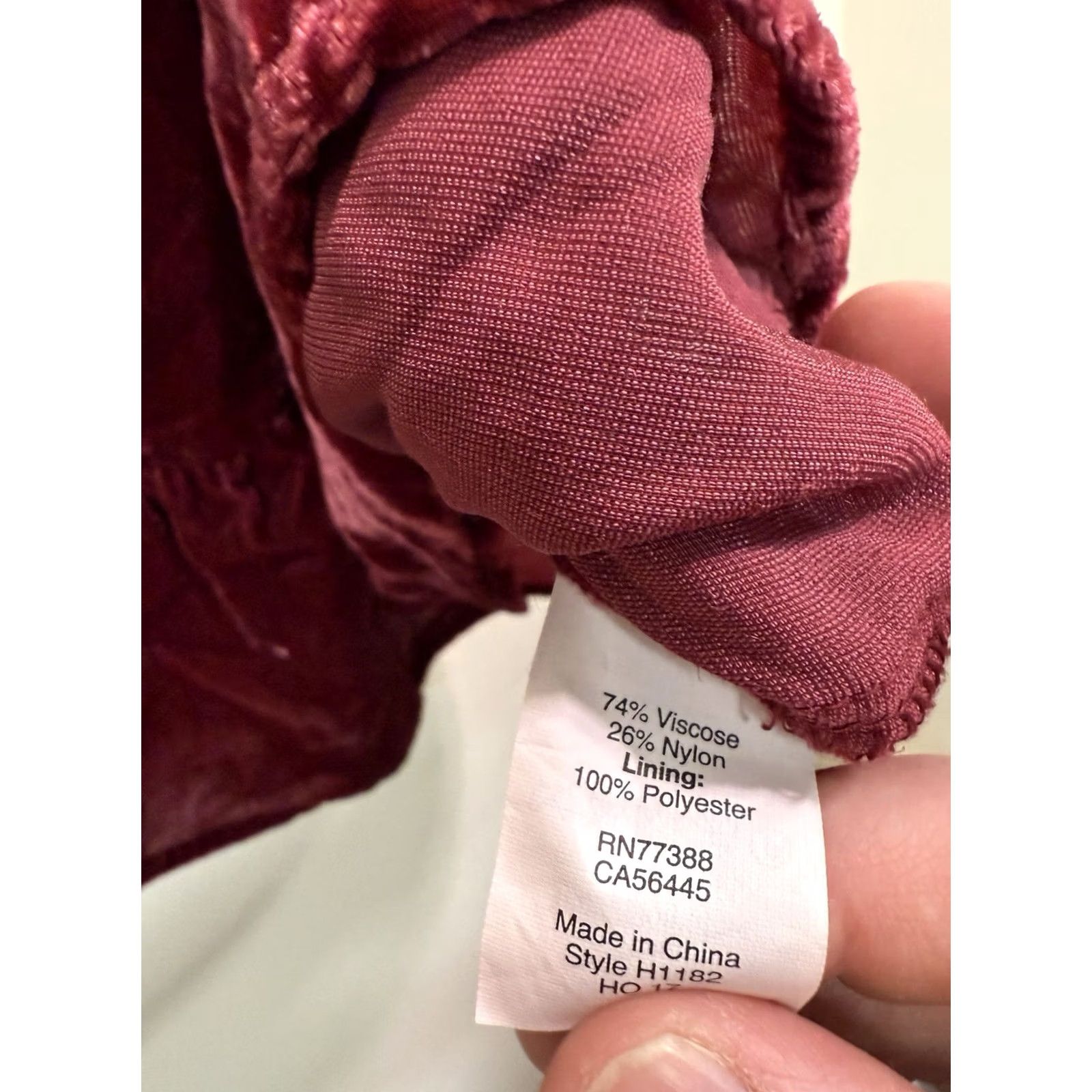 J.Crew J. Crew Velvet Sleeveless Top Burgundy Women's Size 10 Tank Round Neck Pullover Casual Party/Cocktail Size L / US 10 / IT 46 - 3 Thumbnail