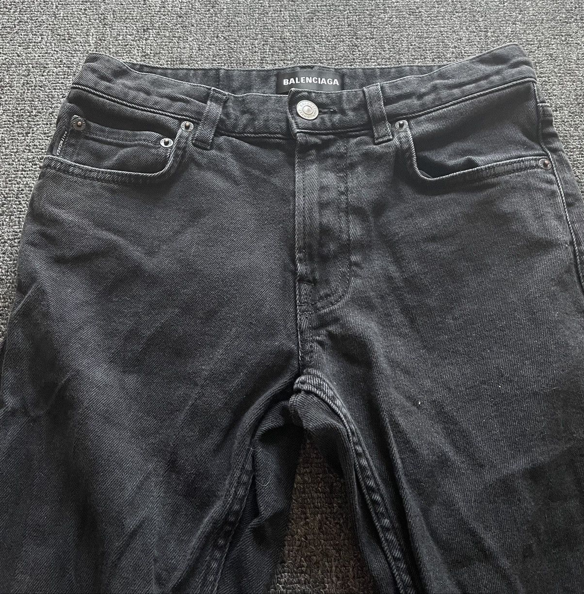 Balenciaga Balenciaga black jenas size 29 Size 29" - 2 Thumbnail